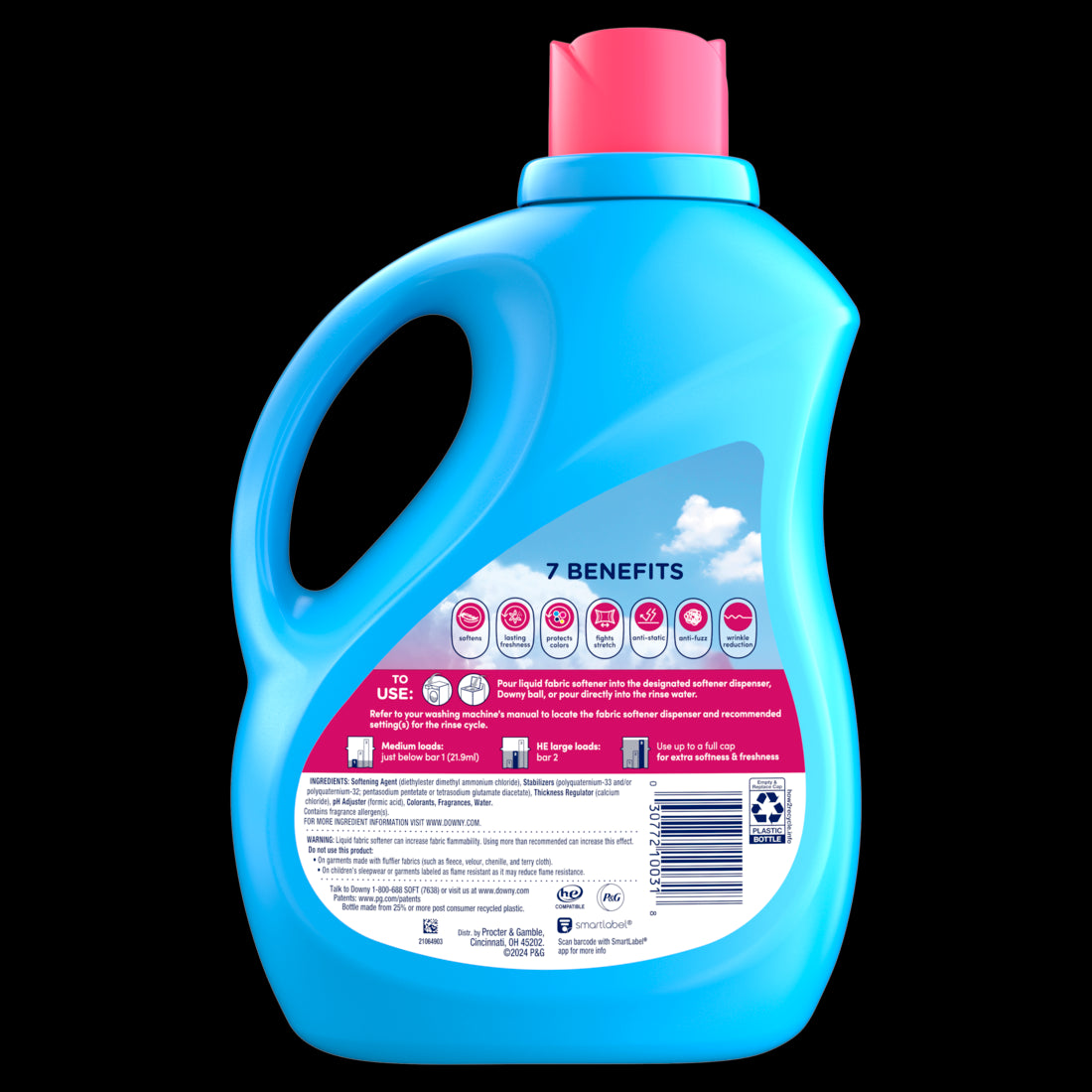 Downy Ultra Laundry Liquid Fabric Softener April Fresh - 88oz/120loads/4pk