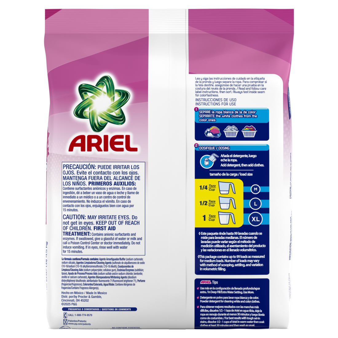 Ariel With A Touch Of Downy Freshness Powder Laundry Detergent 4.5kg 99 Loads - 158oz/2pk