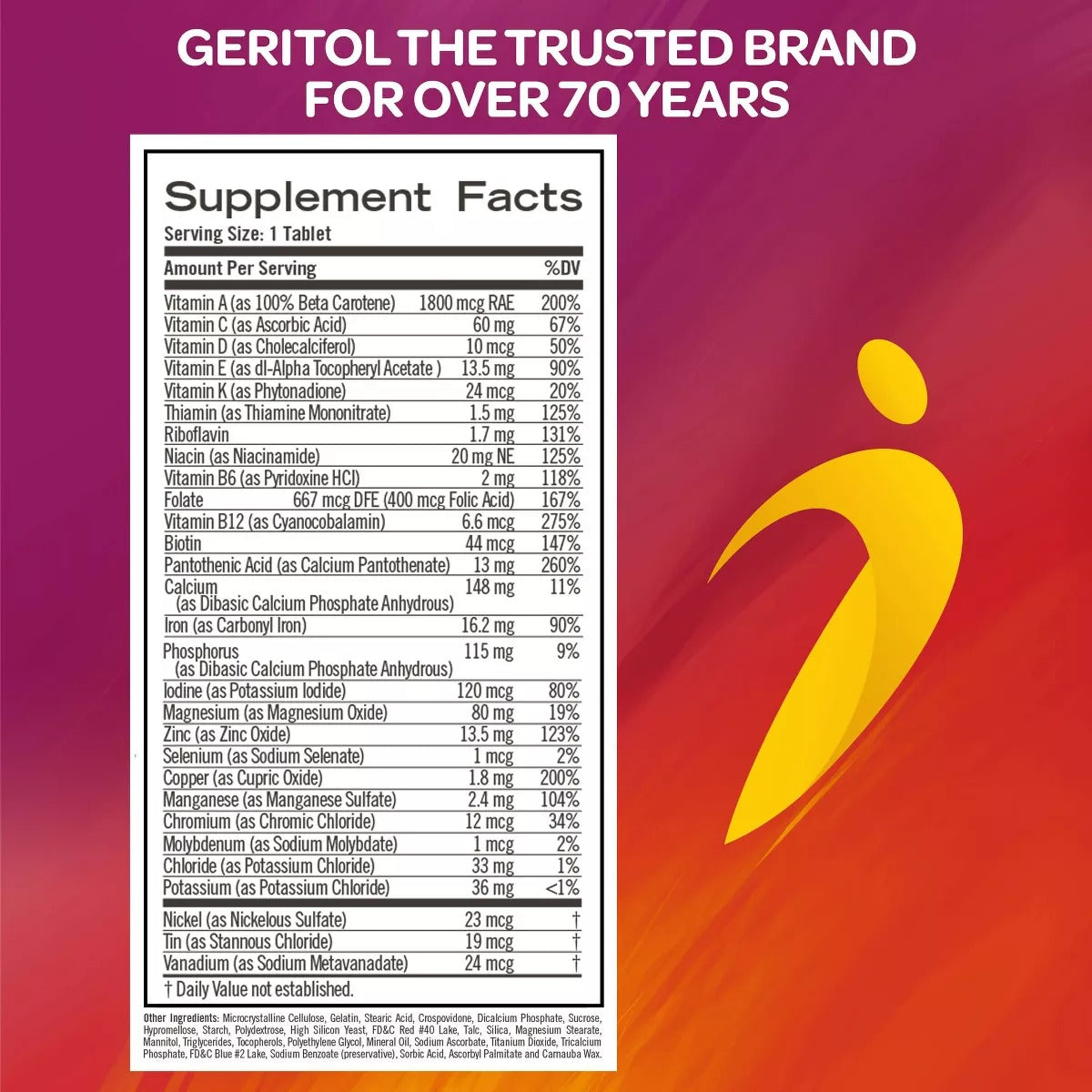 Geritol Complete Tablets - 100ct/12pk