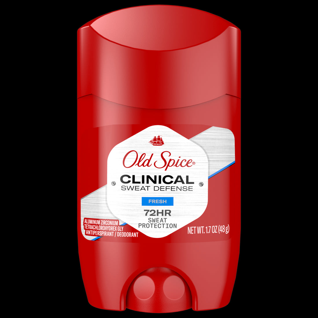Old Spice Clinical Strength Antiperspirant and Deodorant for men 72H Sweat Protection Fresh Scent Scent Invisible Solid Stick - 1.7oz/12pk