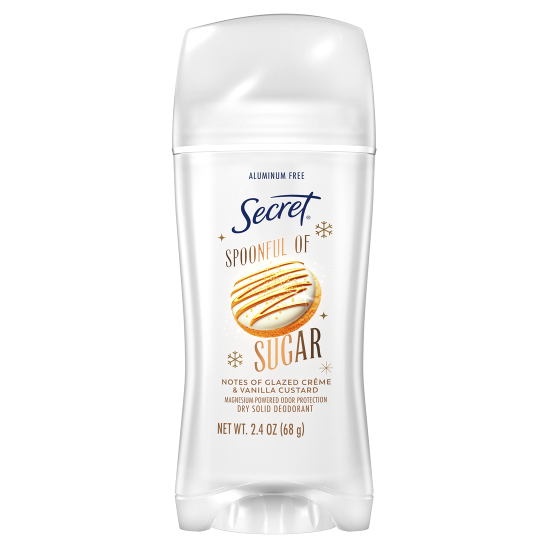 Secret Aluminum Free Deodorant for Women Spoonful of Sugar - 2.4oz/12pk