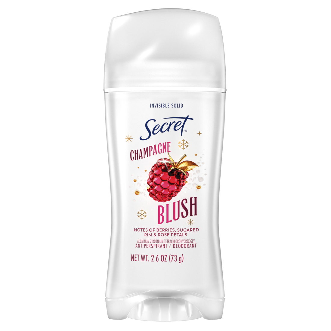 Secret Fresh Invisible Solid Antiperspirant And Deodorant For Women Champagne Blush - 2.6oz/12pk