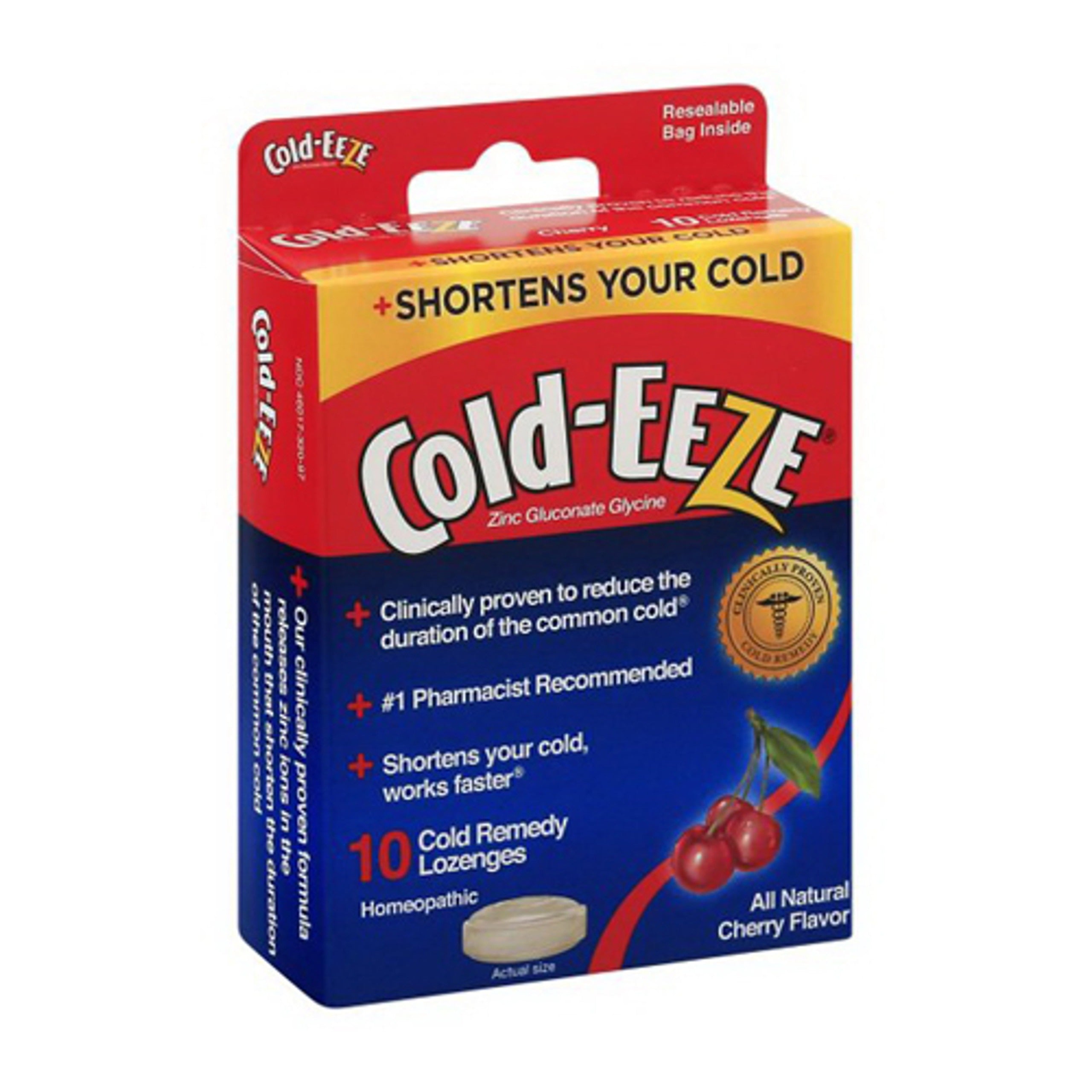 Cold-EEZE Cold Remedy Lozenges Cherry Flavor - 10ct/48pk