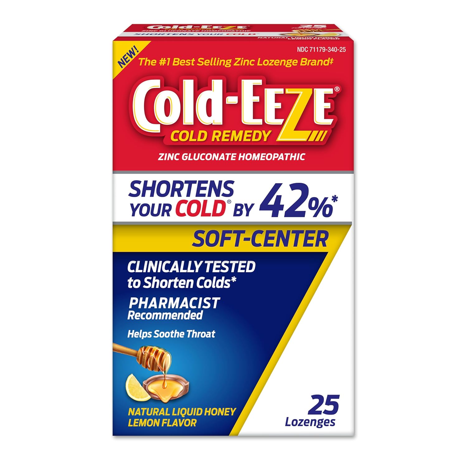 Cold-EEZE Soft-Center Liquid Honey - 25ct/48pk