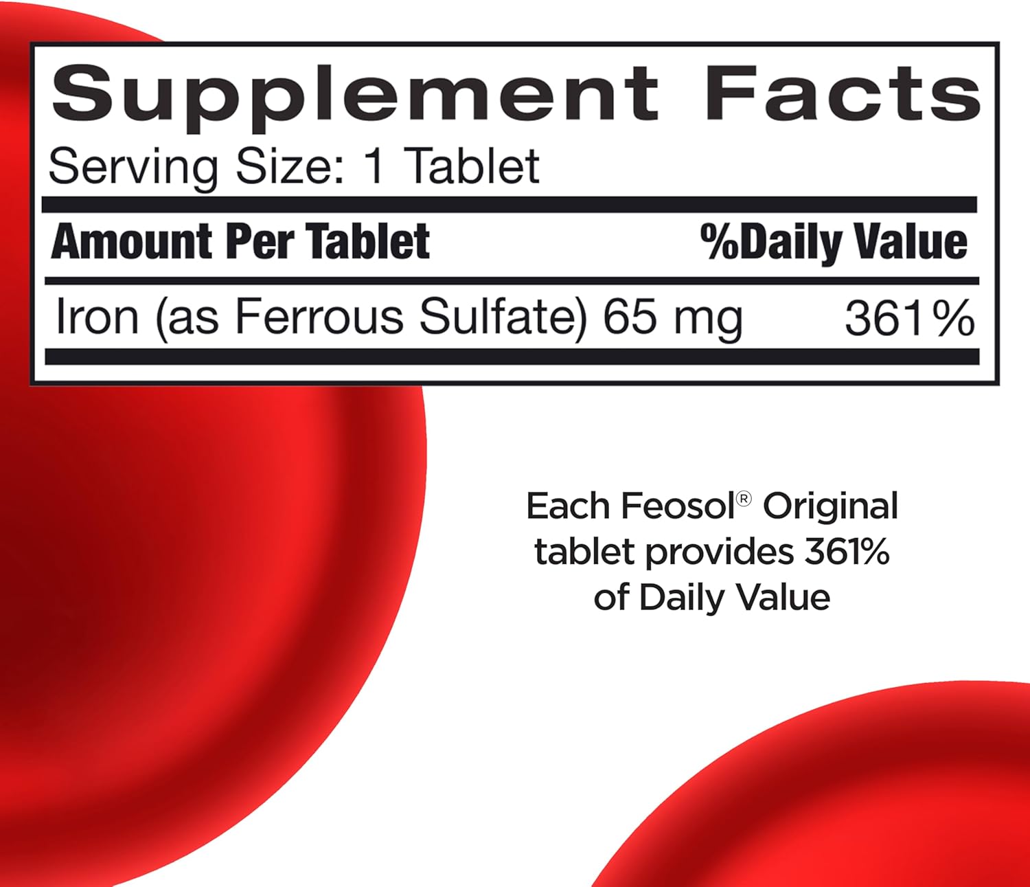 Feosol Original Tablets - 120ct/36pk