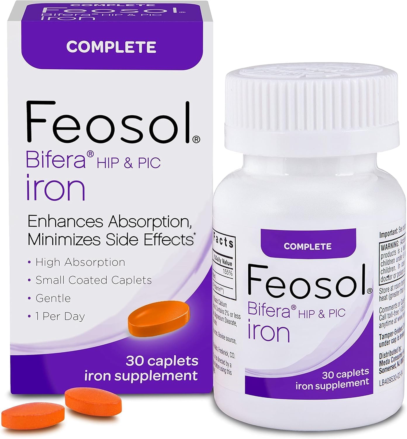 Feosol Complete Caplets - 30ct/36pk