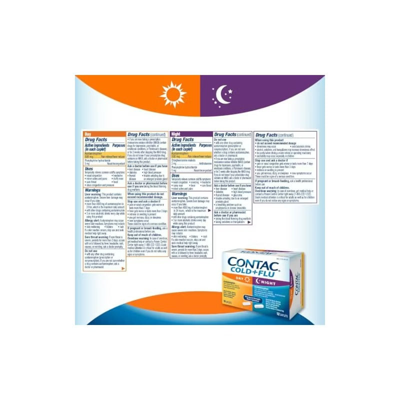Contac Day/Night Combo - 28ct/24pk