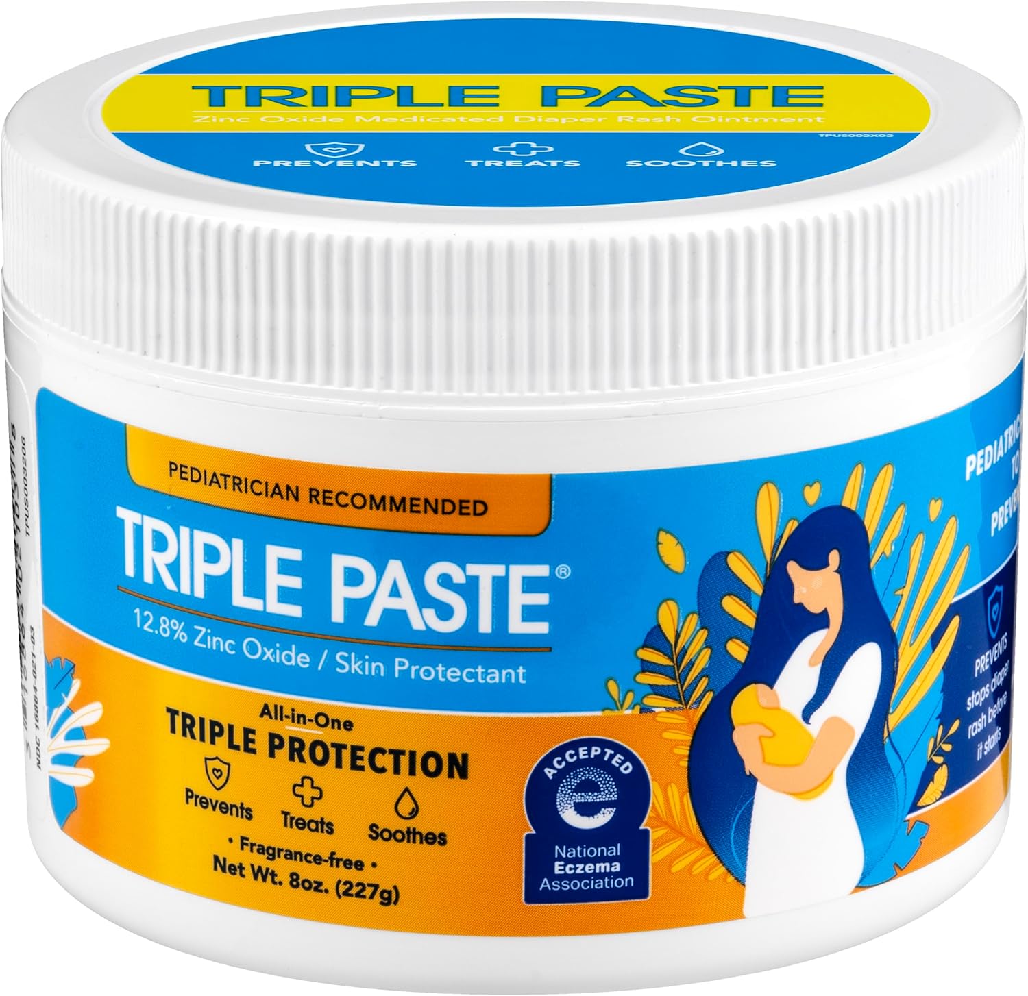 Triple Paste Medicated Ointment for Diaper Rash - 8.0oz/6pk