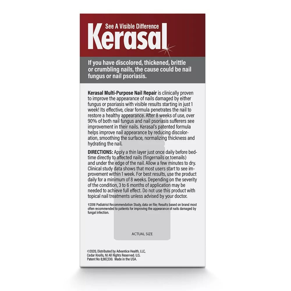 Kerasal Multi Purpose Fungal Nail Renewal Brush - 0.43oz/12pk