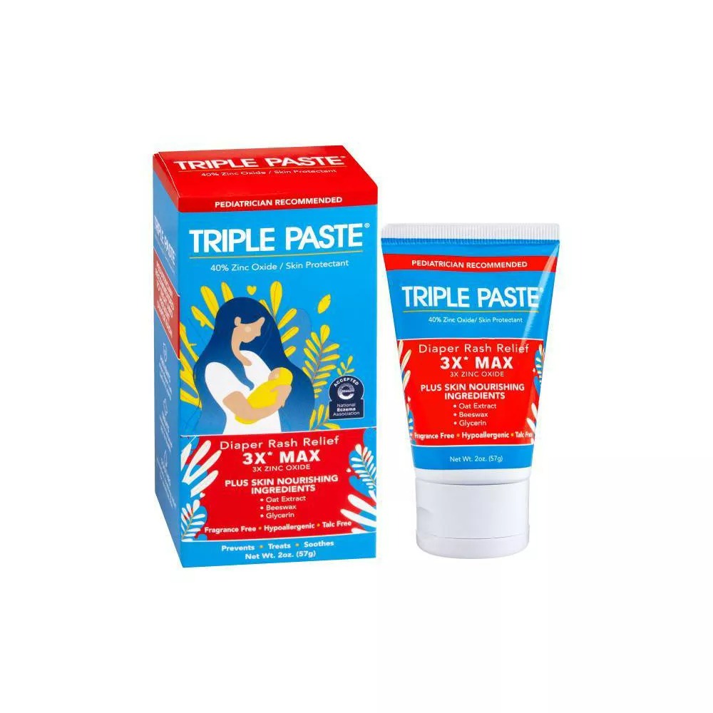 Triple Paste 3x Max Diaper Rash Relief Ointment - 2.0oz/12pk