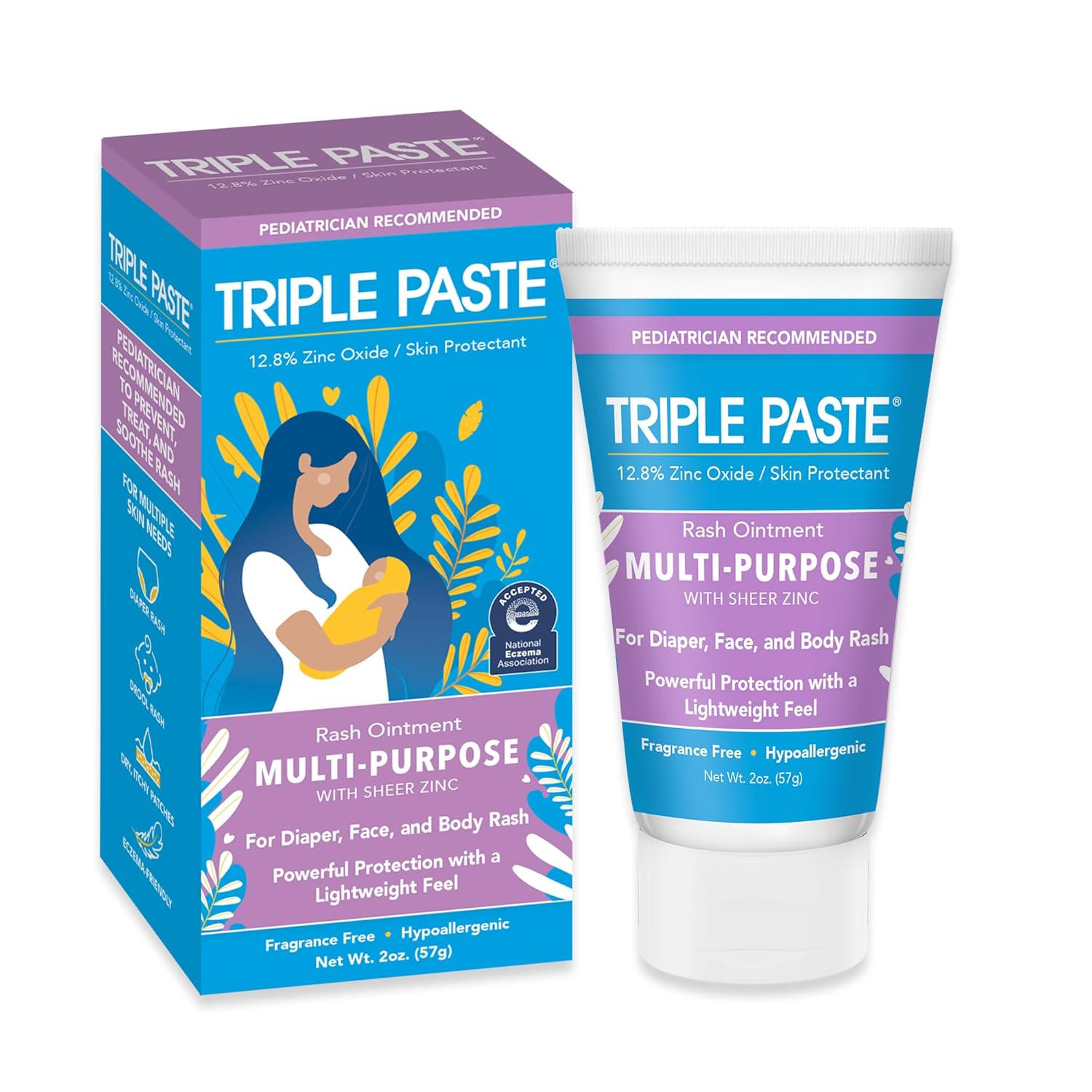 Triple Paste Multi-Purpose Baby Healing Ointment - 2.0oz/12pk