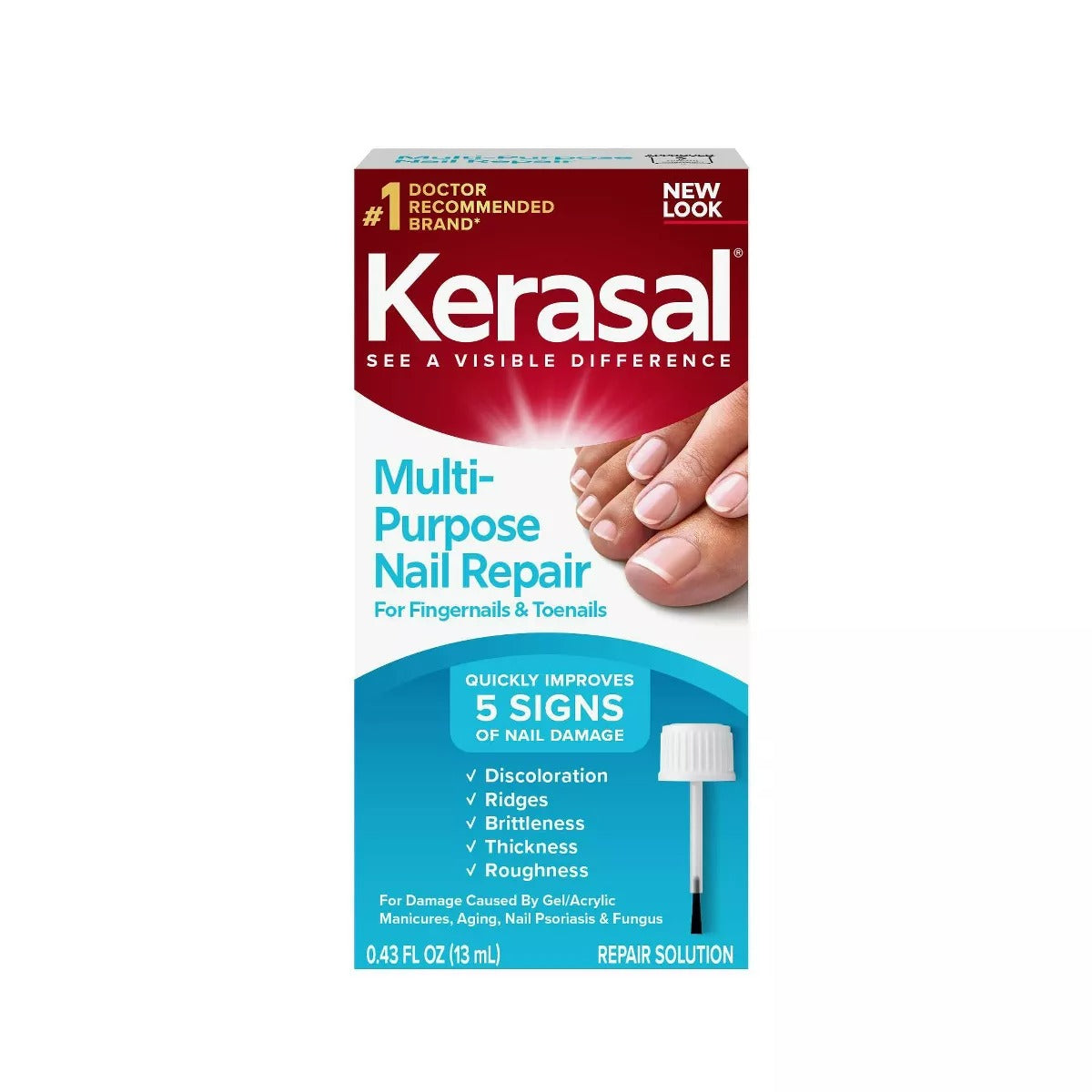 Kerasal Multi Purpose Fungal Nail Renewal Brush - 0.43oz/12pk
