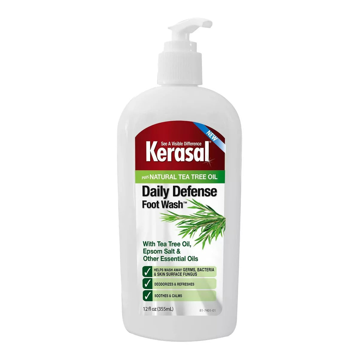 Kerasal Daily Defense Foot Wash - 12.0oz/12pk