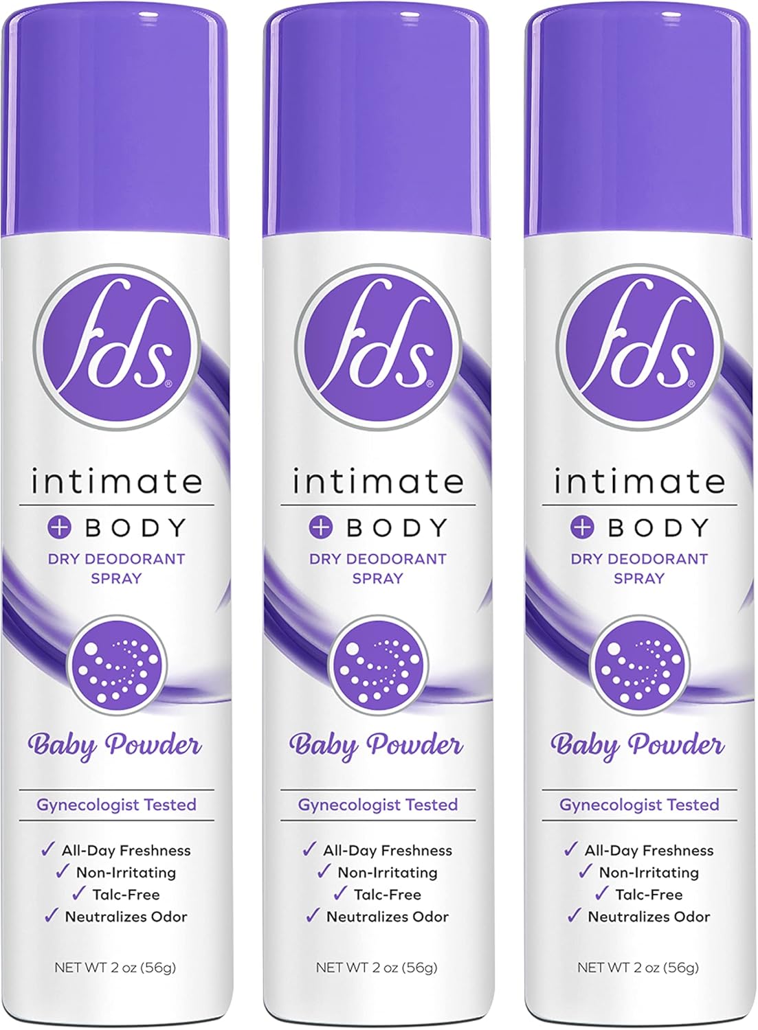 FDS Baby Powder 3 Pack - (3x6.0)oz/8pk