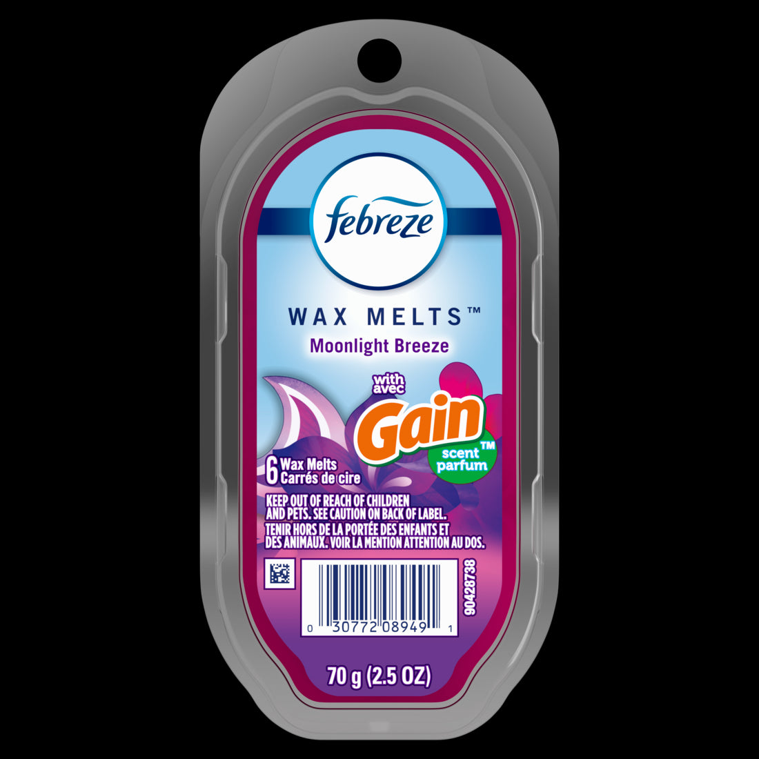 Febreze Odor-Fighting Wax Melts Air Freshener Gain Moonlight Breeze Wax Melts - 2.5oz/8pk