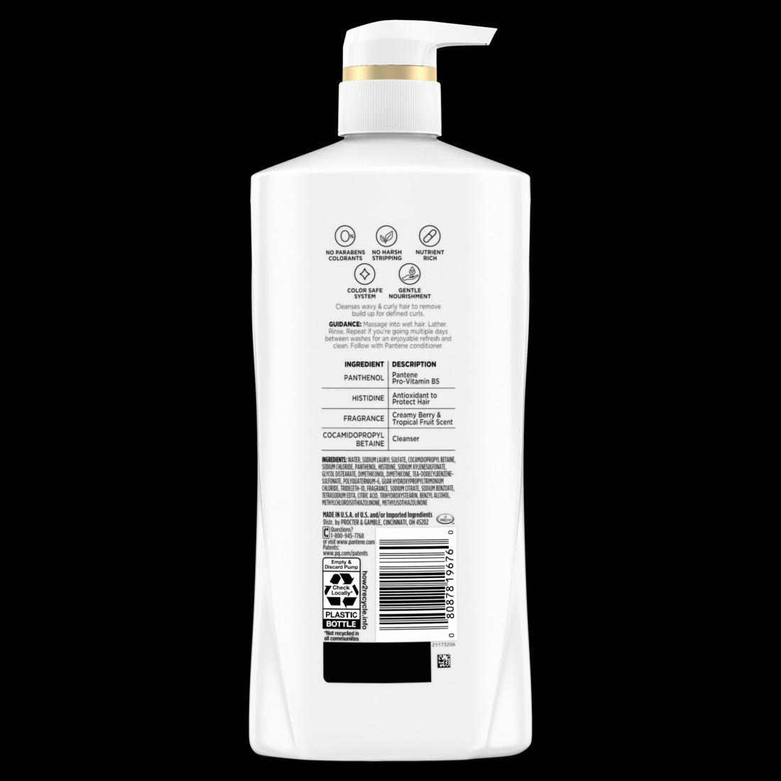 Pantene Pro-V Curl Perfection 72 HR Shampoo - 27.7oz/4pk