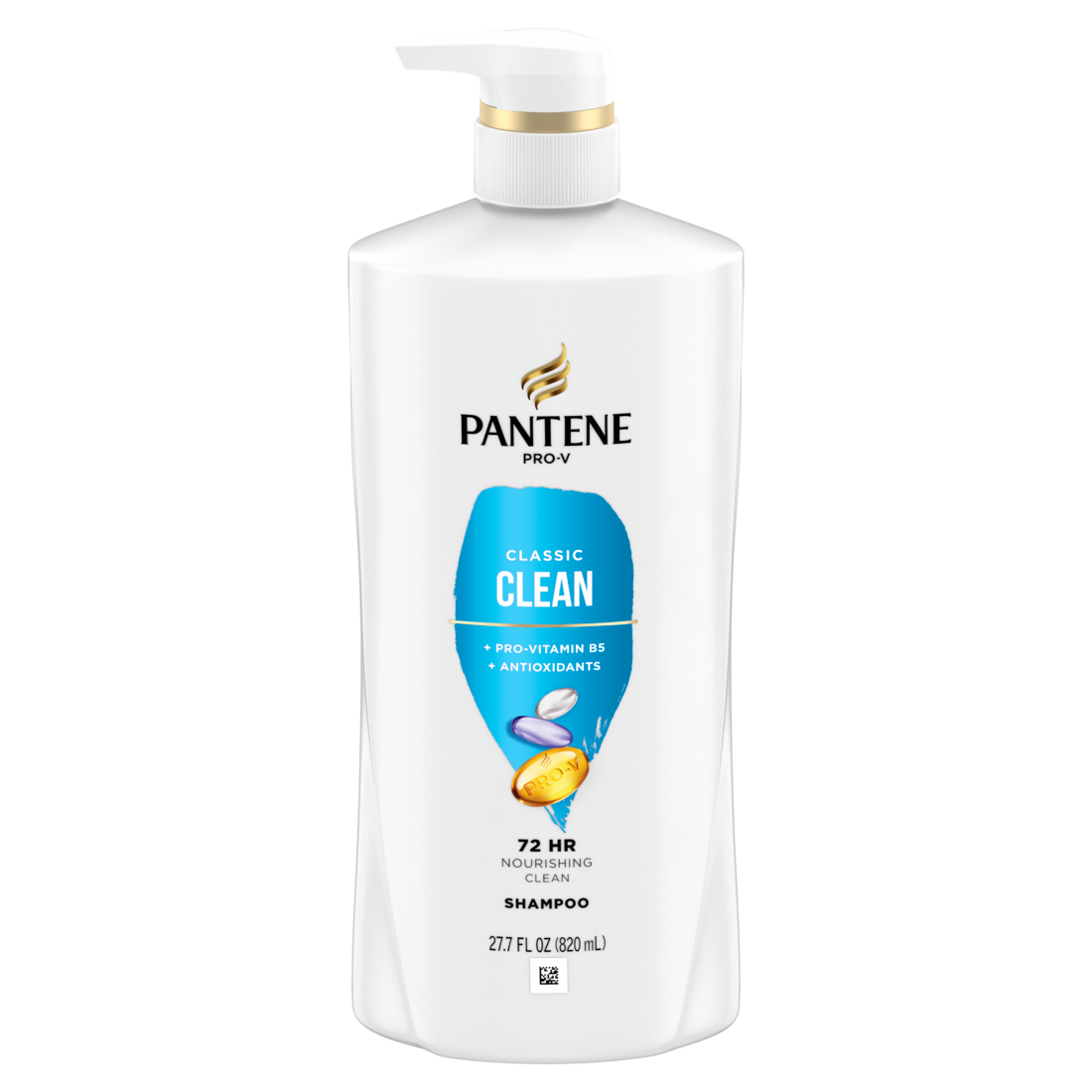Pantene Pro-V Classic Clean 72 HR Nourishment Shampoo - 27.7oz/4pk