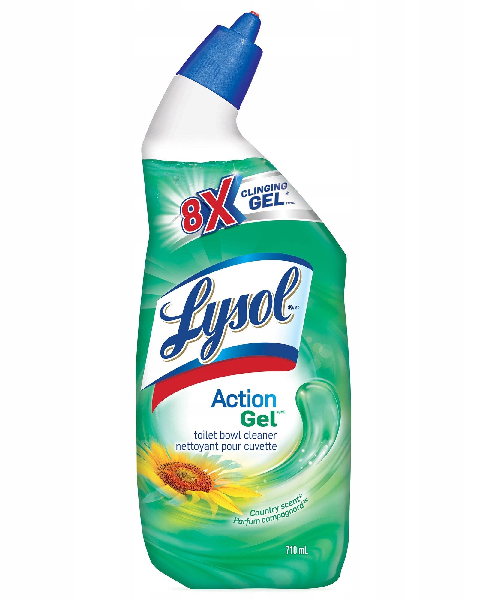 Lysol Toilet Bowl Cleaner Action Gel Country Scent - 24oz/9pk