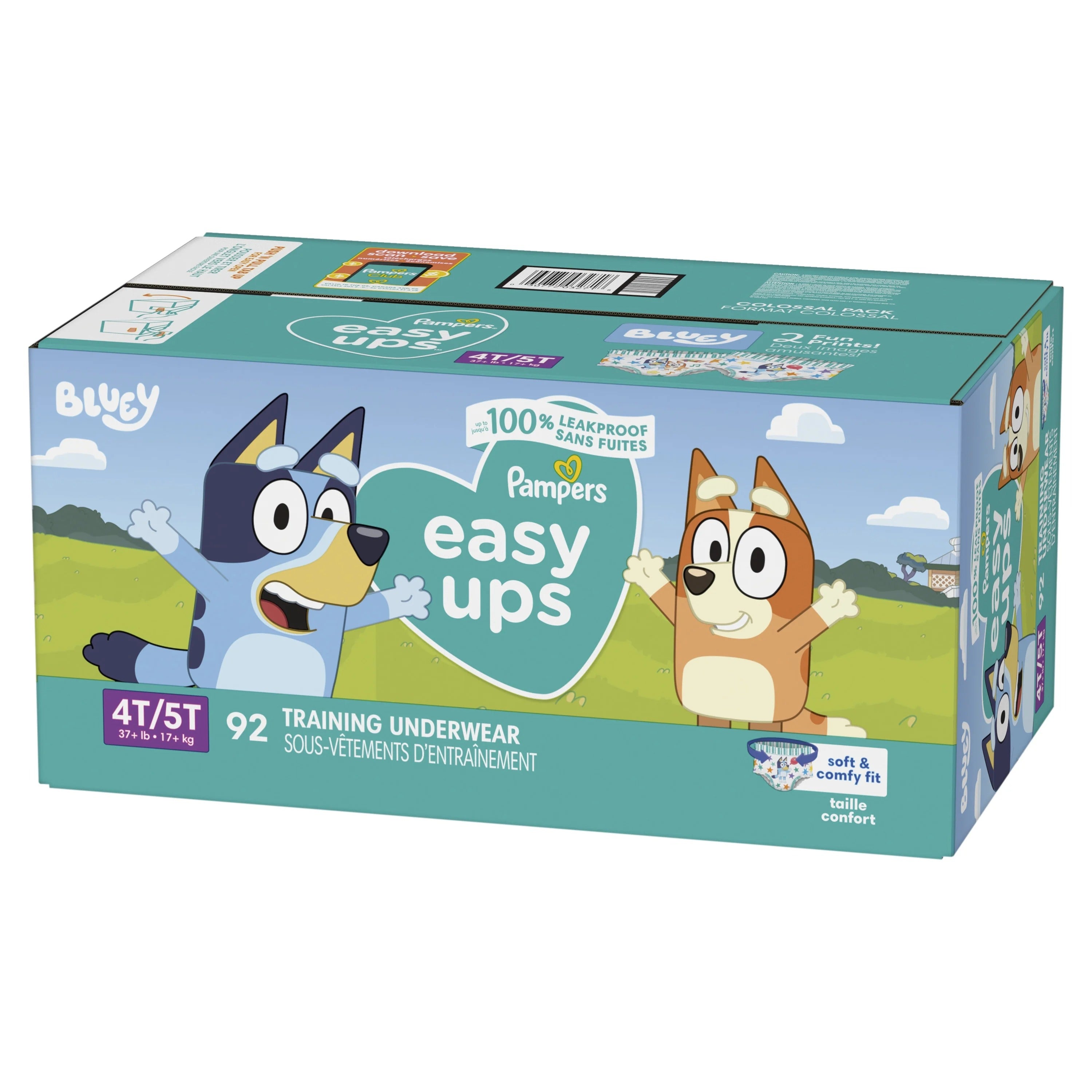 Pampers Easy Ups 4T5T Colossal Bluey - 92ct/1pk