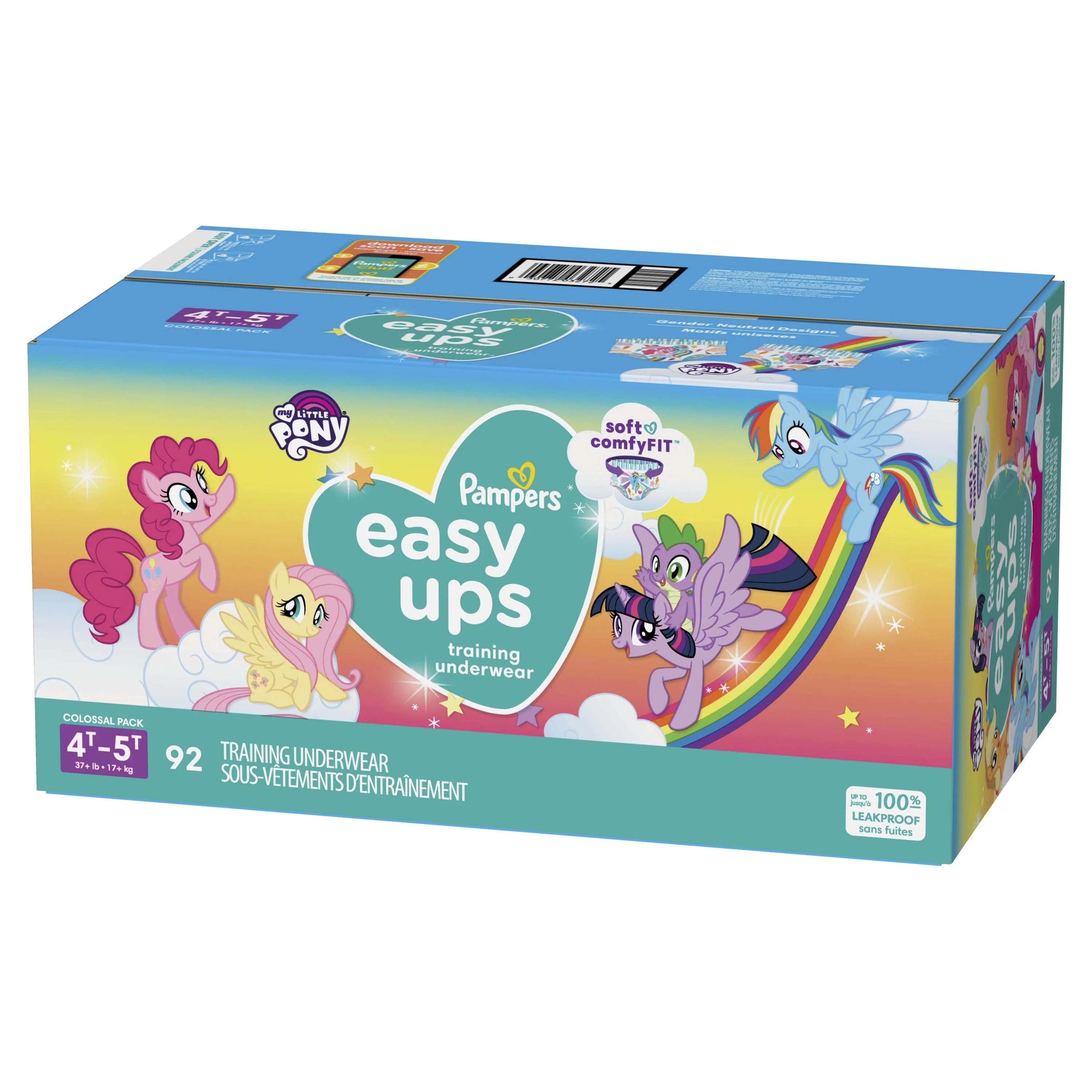 Pampers Easy Ups 4T5T Colossal MLP - 92ct/1pk