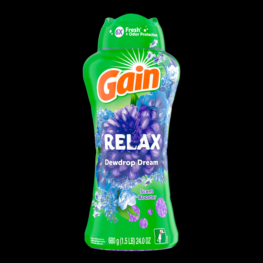 Gain In-Wash Laundry Scent Booster Beads Relax - 26.4oz/4pk