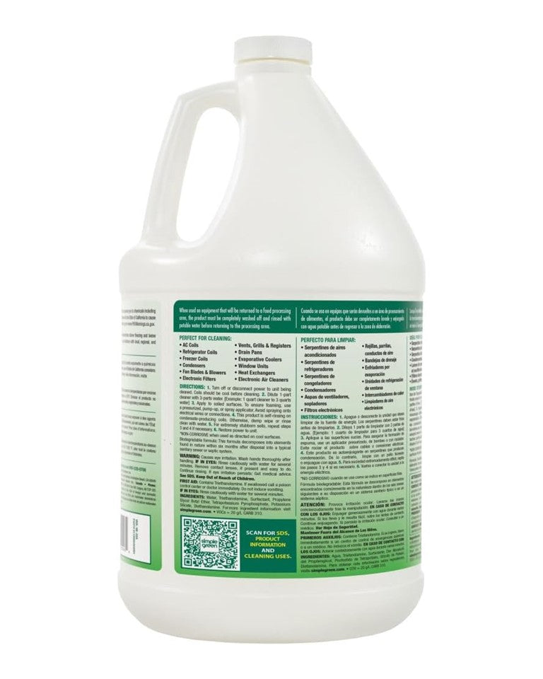 Simple Green Coil Cleaner Foaming Coil Condenser - 1gal/4pk