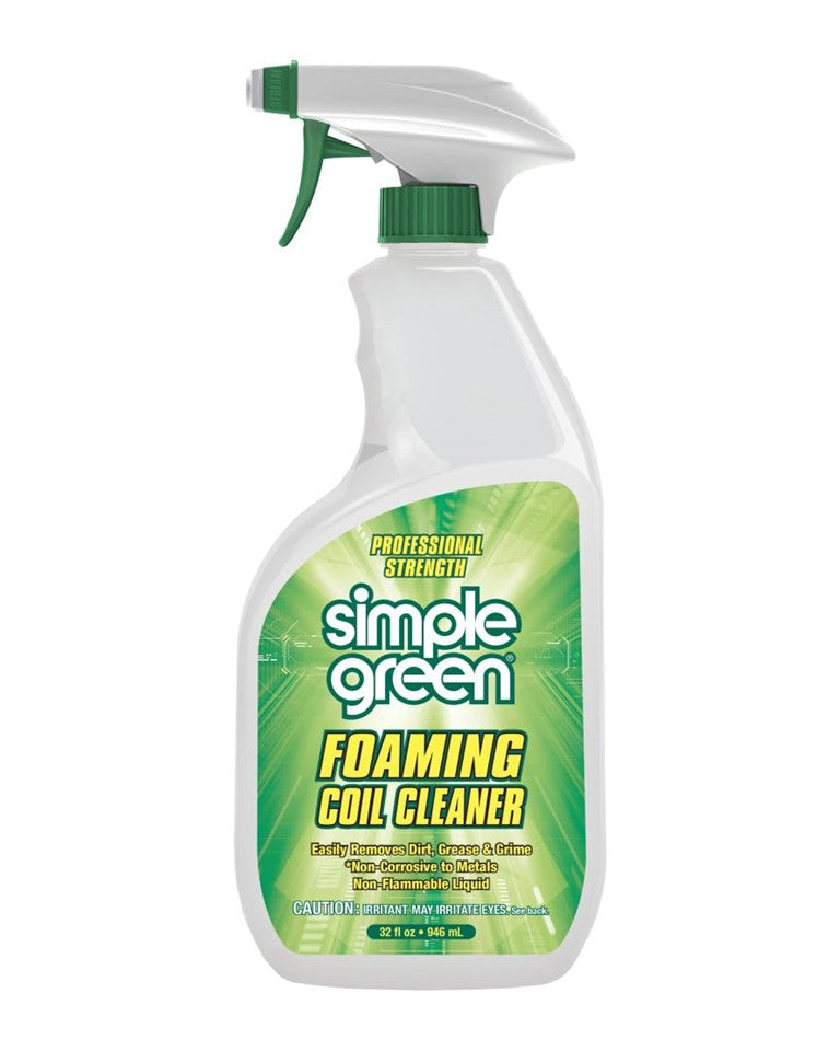 Simple Green Coil Cleaner Foaming Coil Condenser Trigger - 32oz/12pk