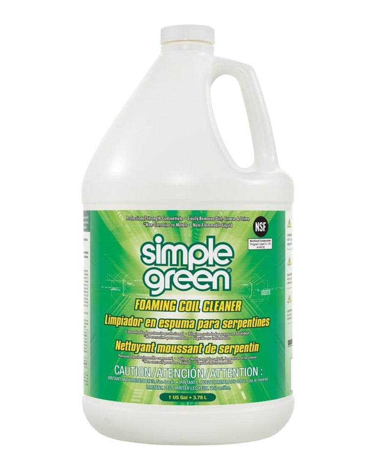 Simple Green Coil Cleaner Foaming Coil Condenser - 1gal/4pk