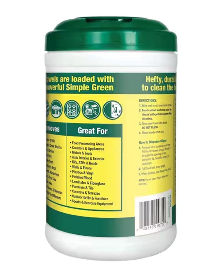 Simple Green Pro Grade Line Pro Grade Heavy Duty Towels - 75ct/6pk
