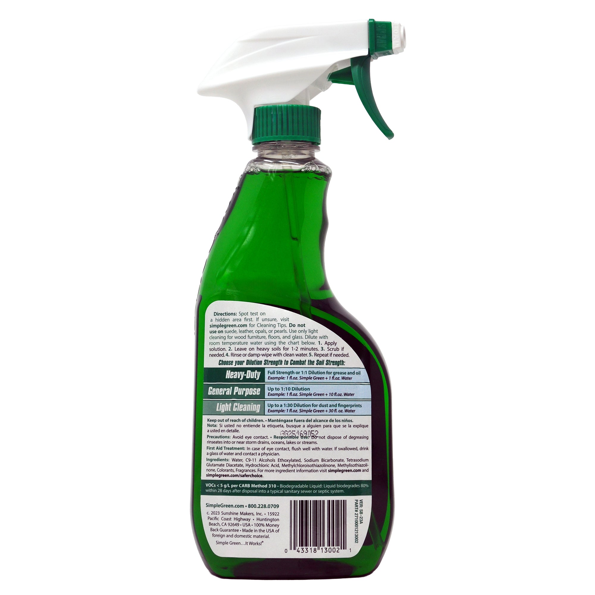 Simple Green Concentrated All-Purpose Cleaner Core Trigger - 16oz/12pk