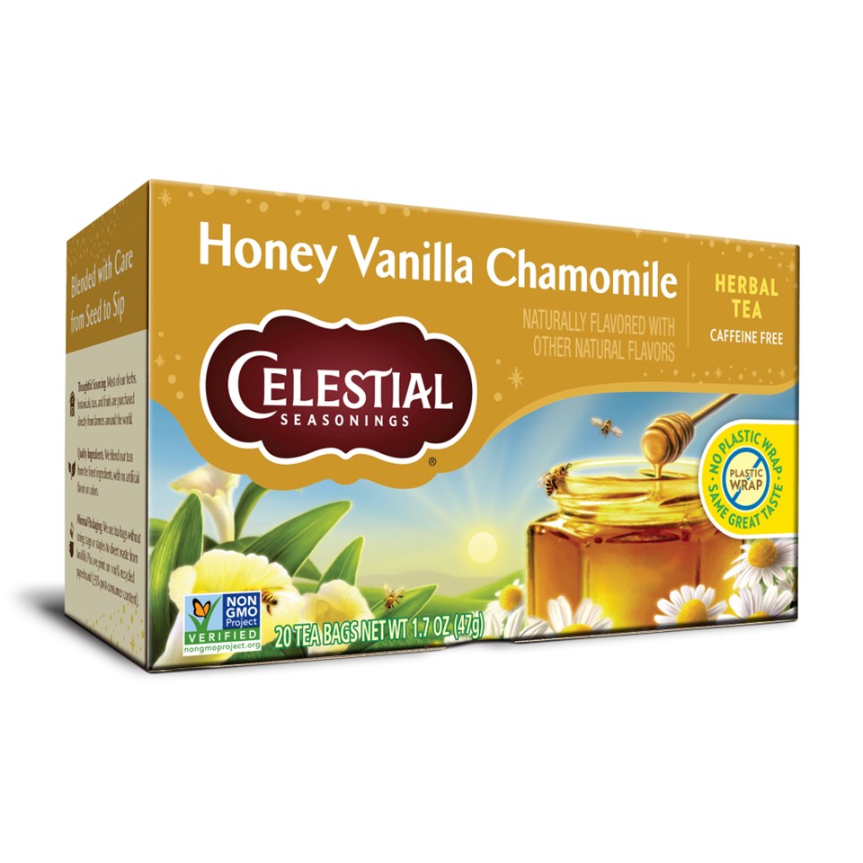 Celestial Seasonings Honey Vanilla Chamomile Tea - 20ct/6pk
