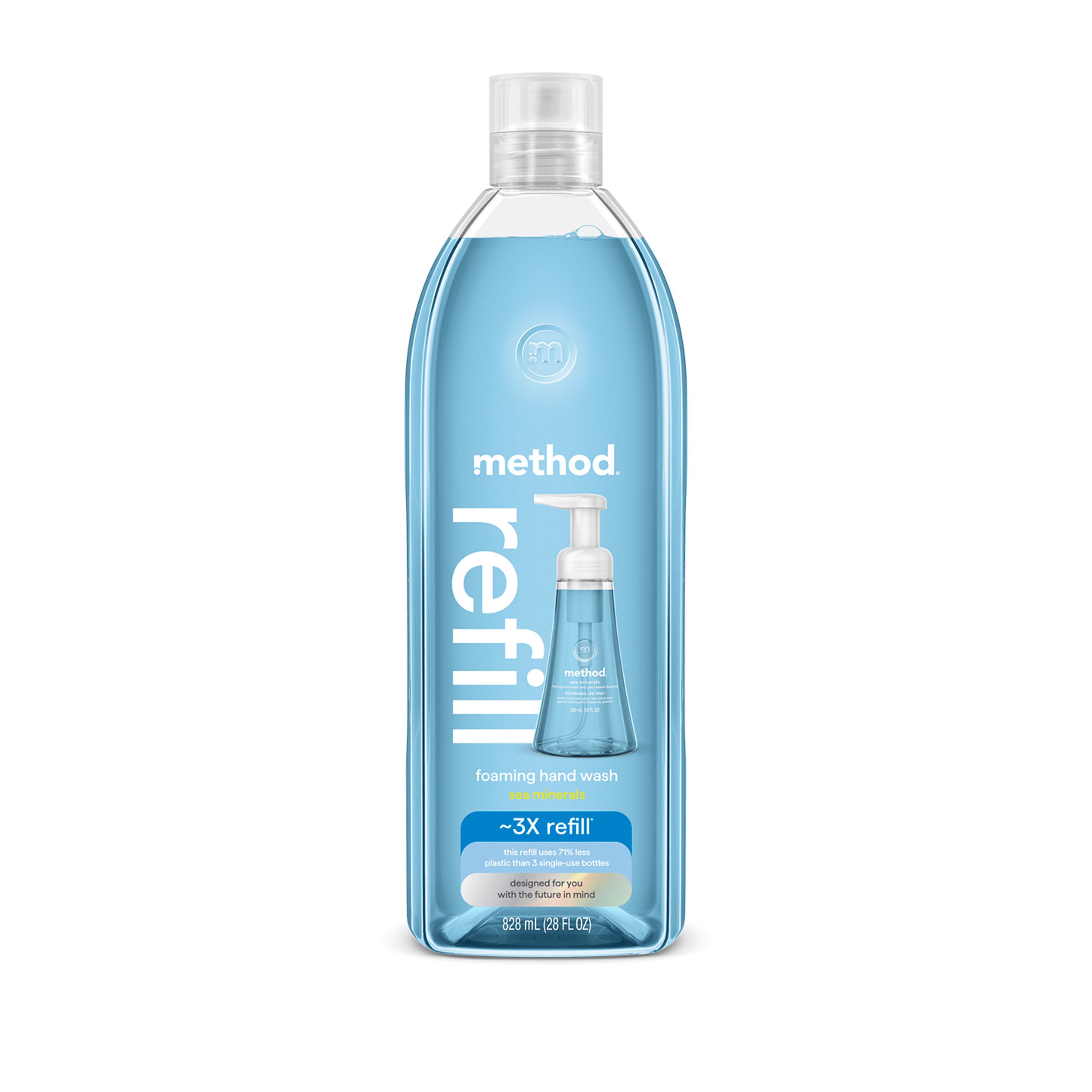 Method Foaming Hand Wash Sea Minerals Scent Refill - 28oz/4pk