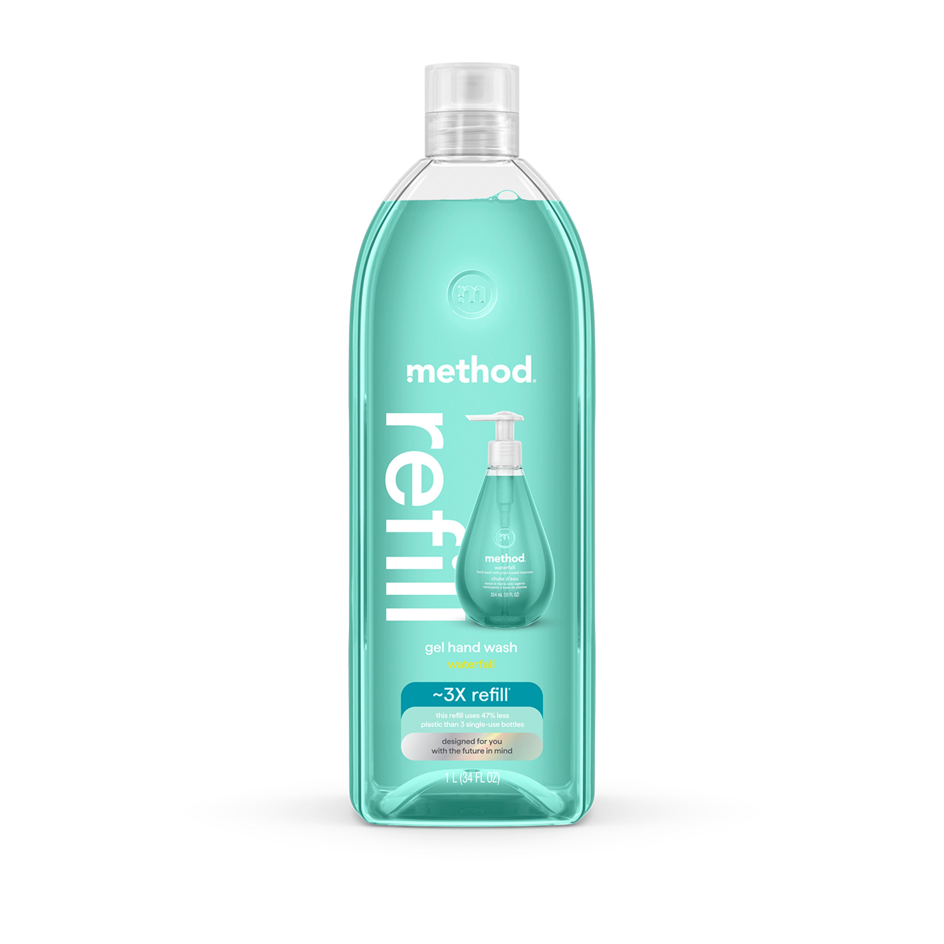Method Gel Hand Wash Waterfall Scent Refill - 34oz/4pk