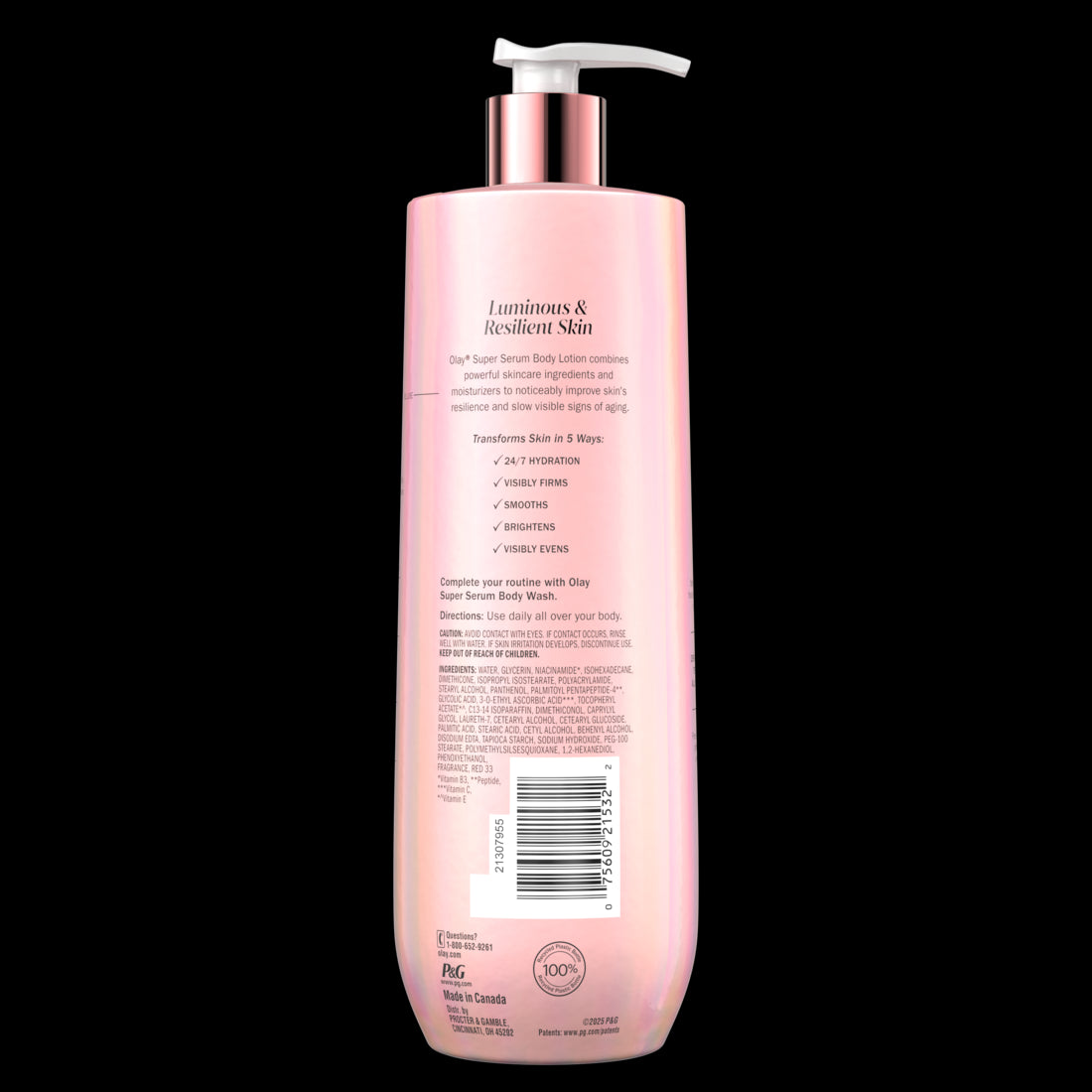 Olay Super Serum Moisturizing Body Lotion for Dry Skin with Super Serum Complex to Slow Visible Signs of Aging - 18.5oz/6pk