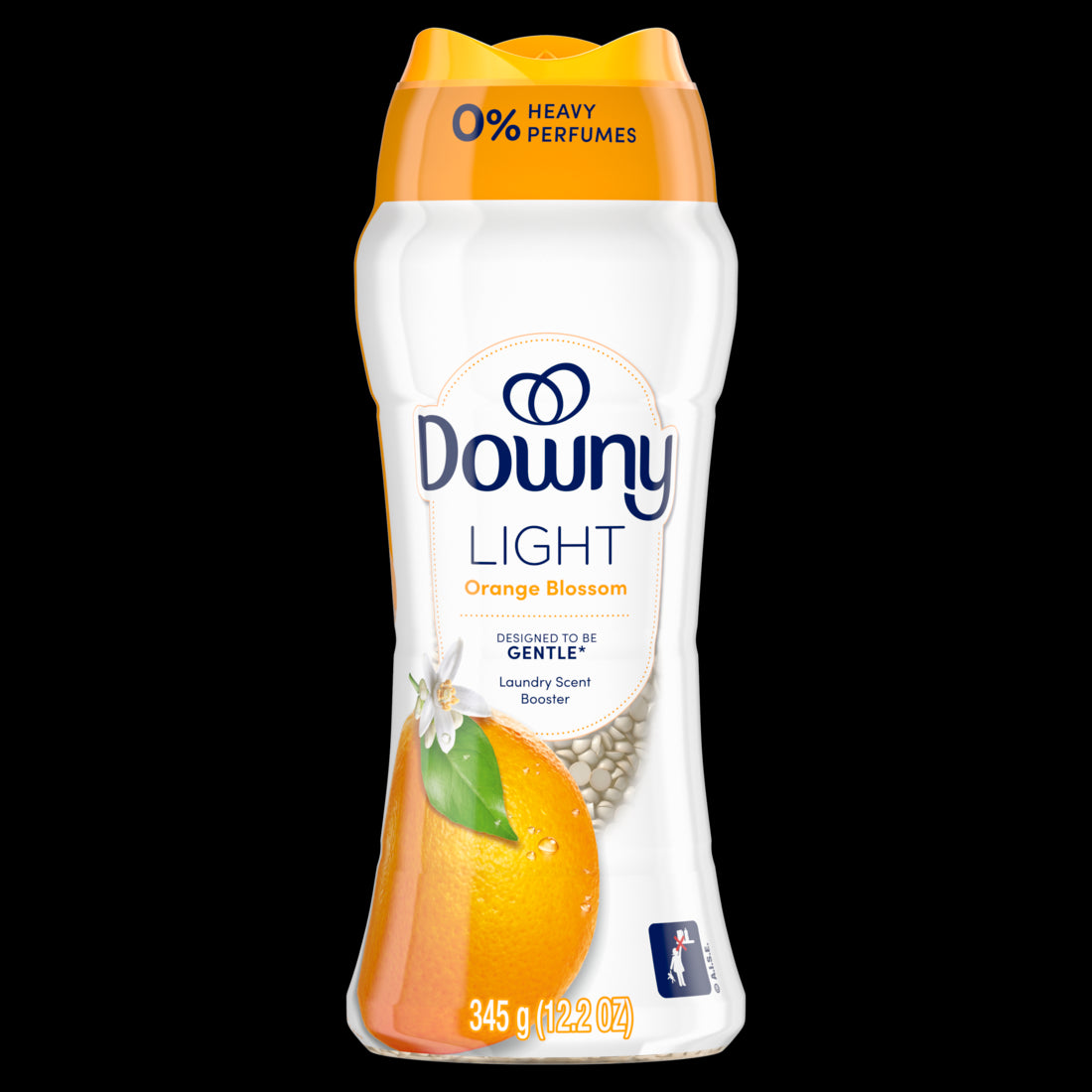 Downy Light Laundry Scent Booster Beads Orange Blossom Scent In-wash fabric beads designed to be gentle with a light boost of scent No Heavy Perfumes - 12.2oz/4pk