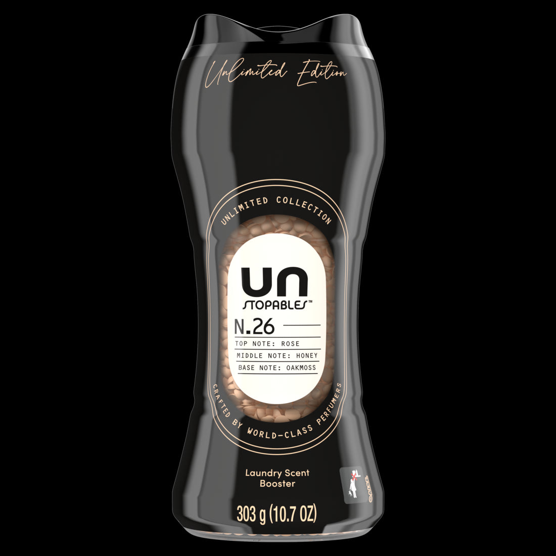 Downy Unstopables Unlimited Collection In-Wash Laundry Scent Booster Beads No. 26 Fine Fragrance Long-Lasting Fresh Scent Beads - 10.7oz/4pk