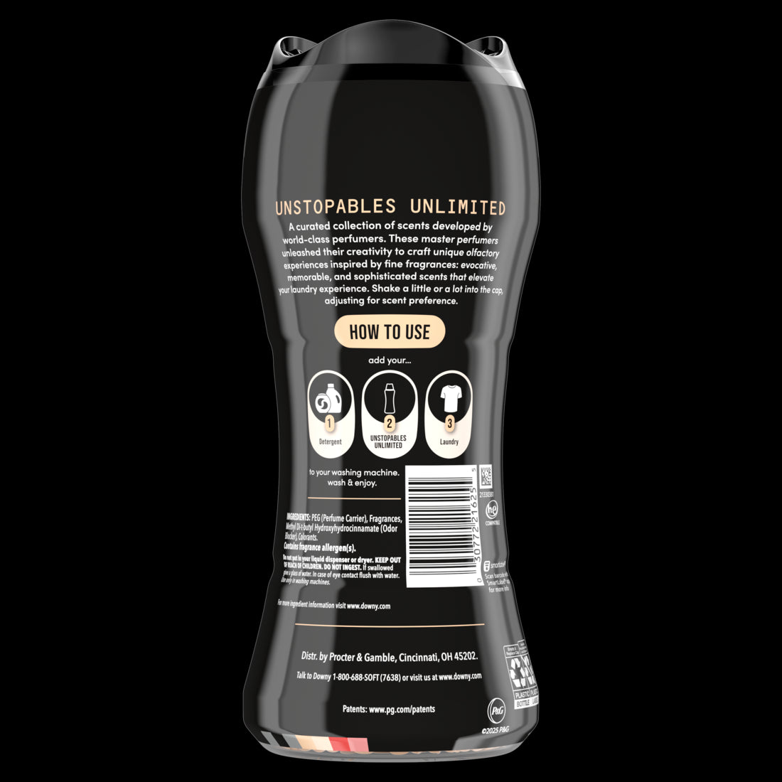 Downy Unstopables Unlimited Collection In-Wash Laundry Scent Booster Beads No. 26 Fine Fragrance Long-Lasting Fresh Scent Beads - 10.7oz/4pk