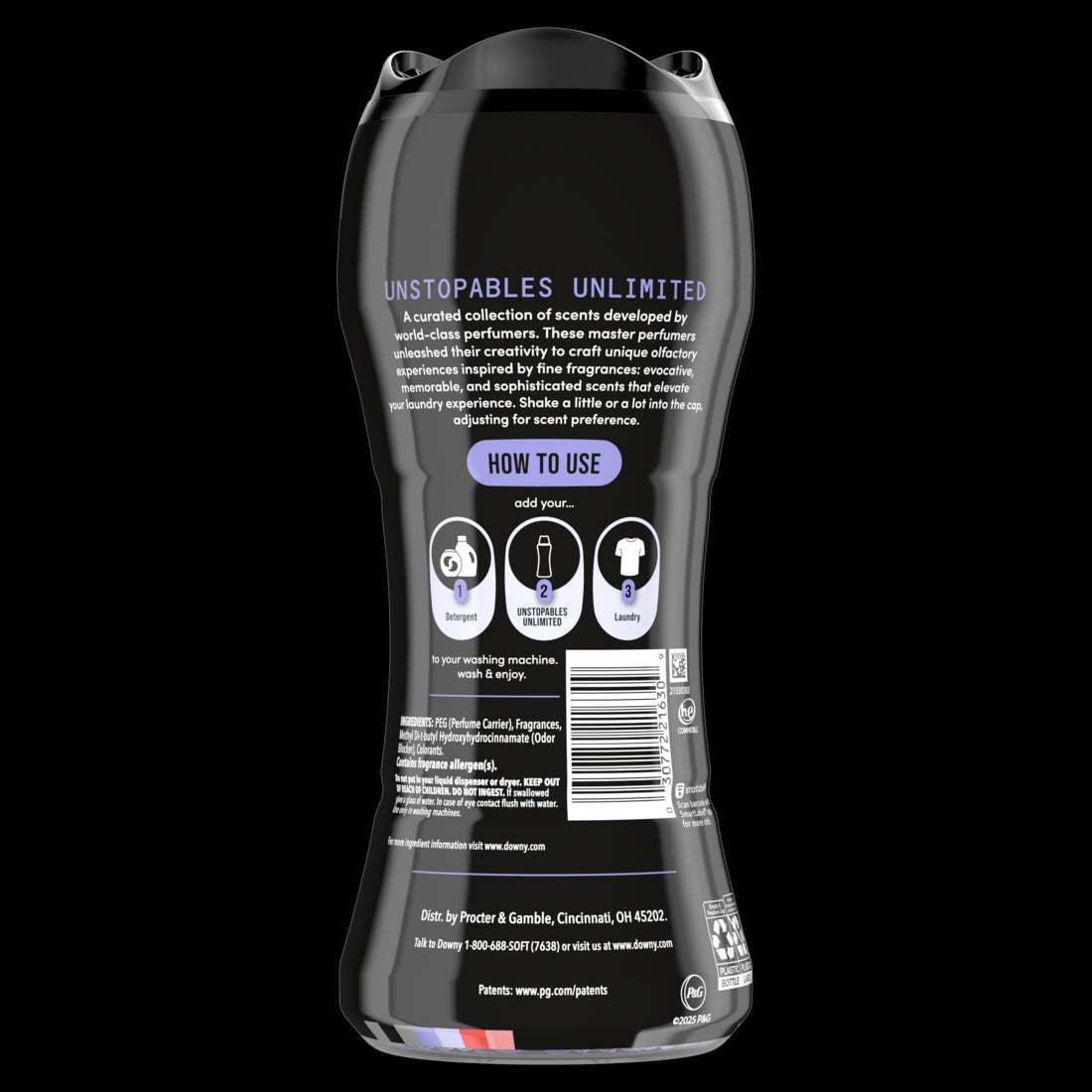 Downy Unstopables Unlimited Collection In-Wash Laundry Scent Booster Beads No. 37 Fine Fragrance Long-Lasting Fresh Scent Beads - 10.7oz/4pk