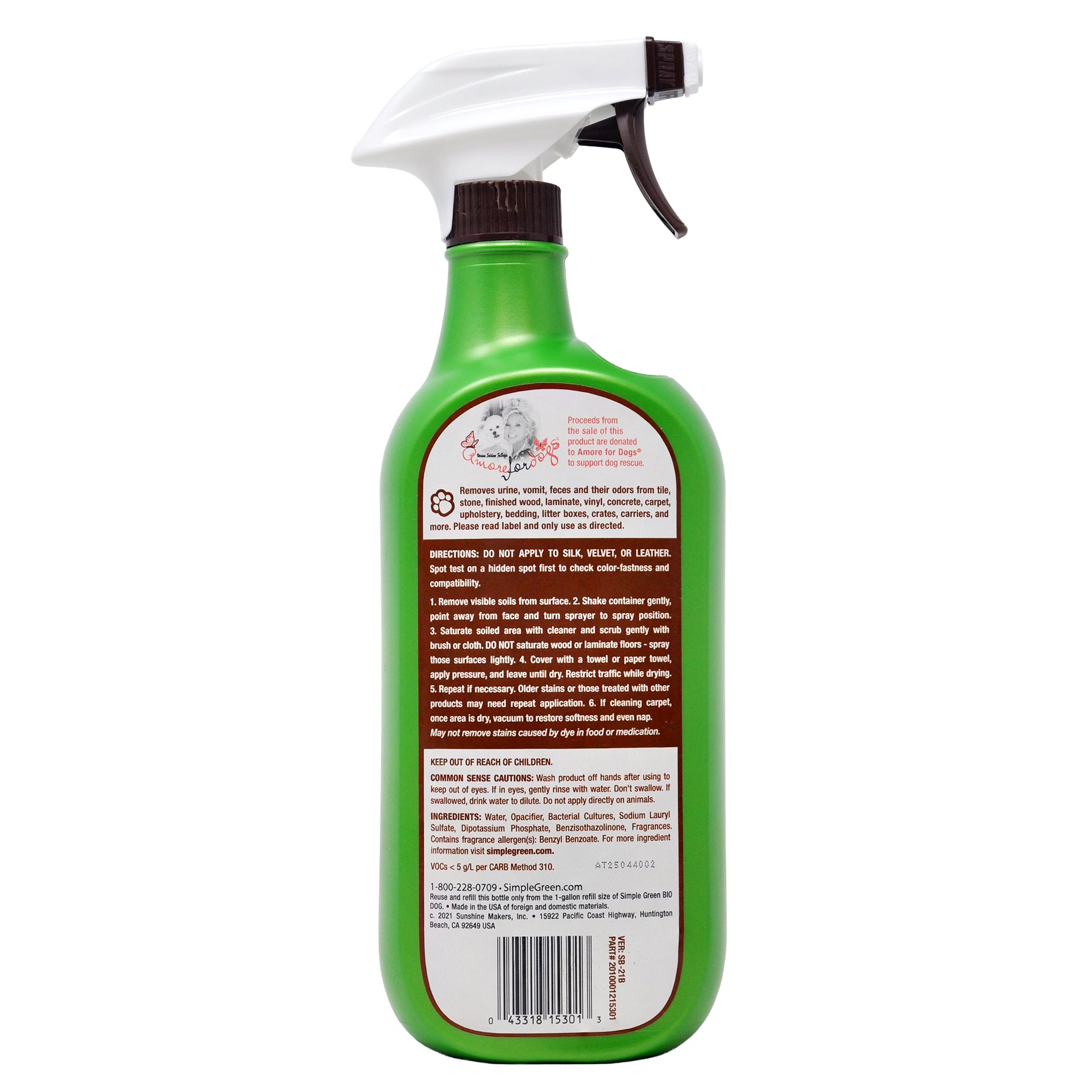 Simple Green Bio Dog Stain Odor Trigger - 32oz/12pk