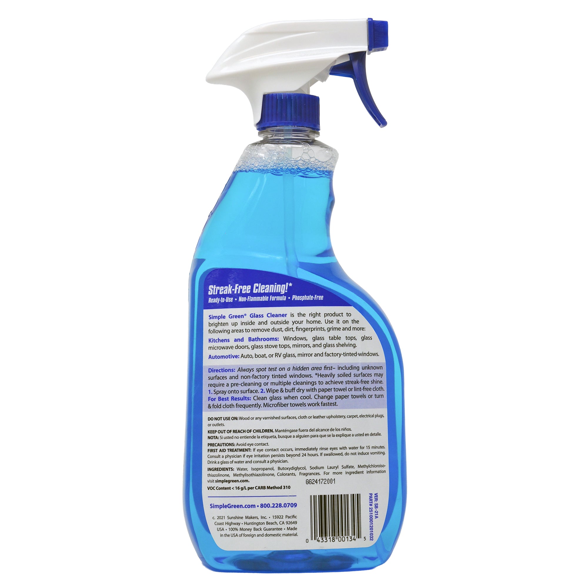 Simple Green Ready-To-Use Glass Trigger - 32oz/12pk