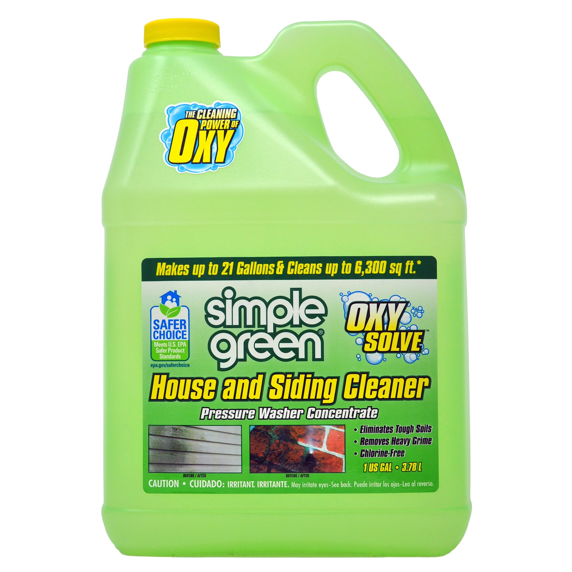 Simple Green Oxy Solve Pressure Washer House and Siding Cleaner - 1gal/4pk