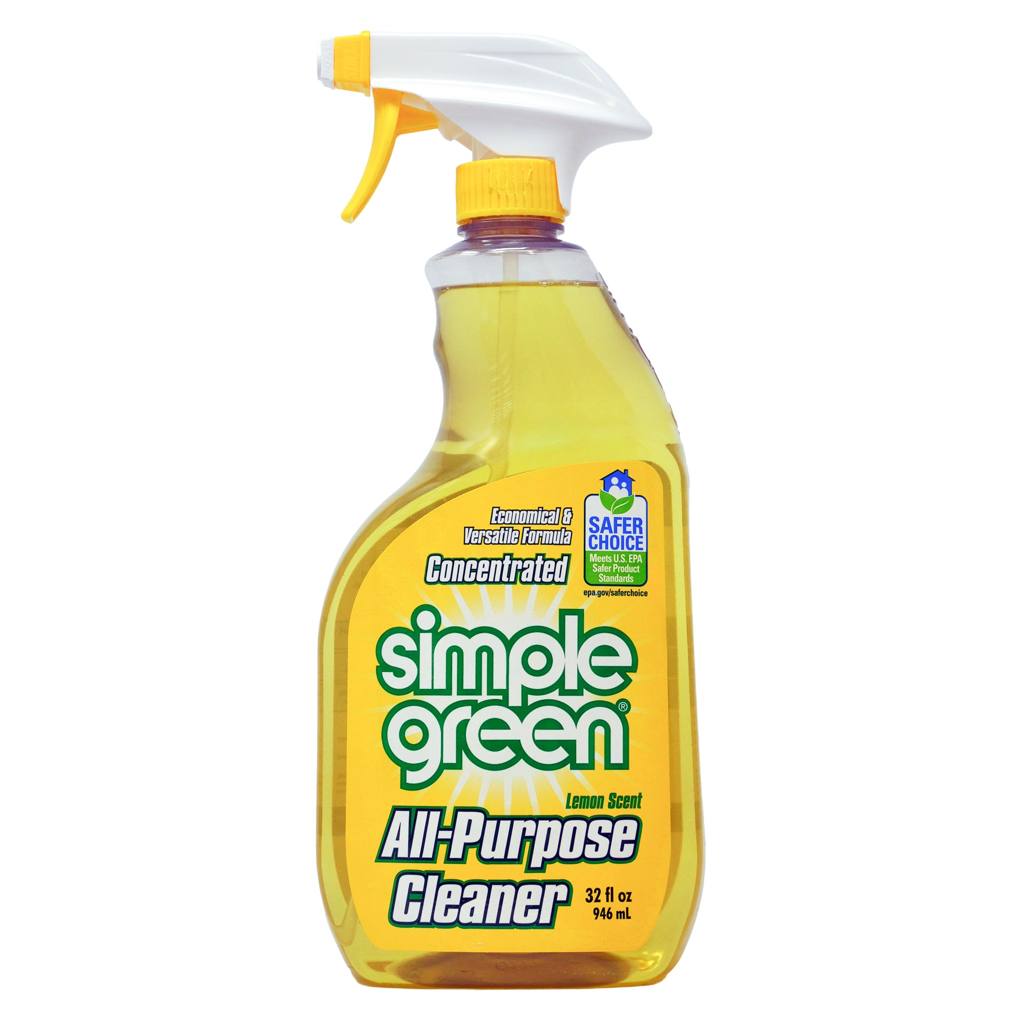 Simple Green Lemon Concentrated All-Purpose Cleaner Lemon Trigger - 32oz/12pk