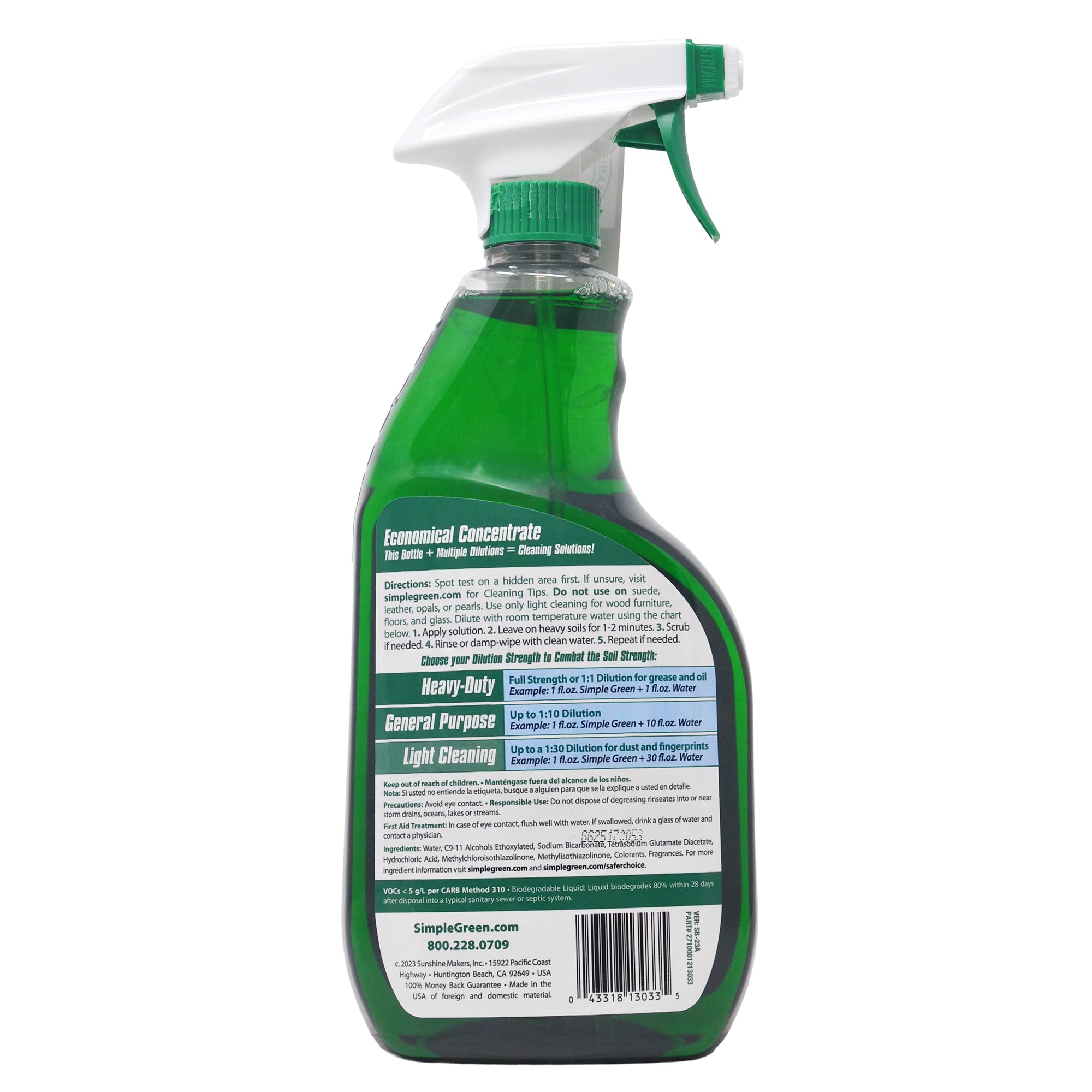 Simple Green Concentrated All-Purpose Cleaner Core Trigger - 32oz/12pk