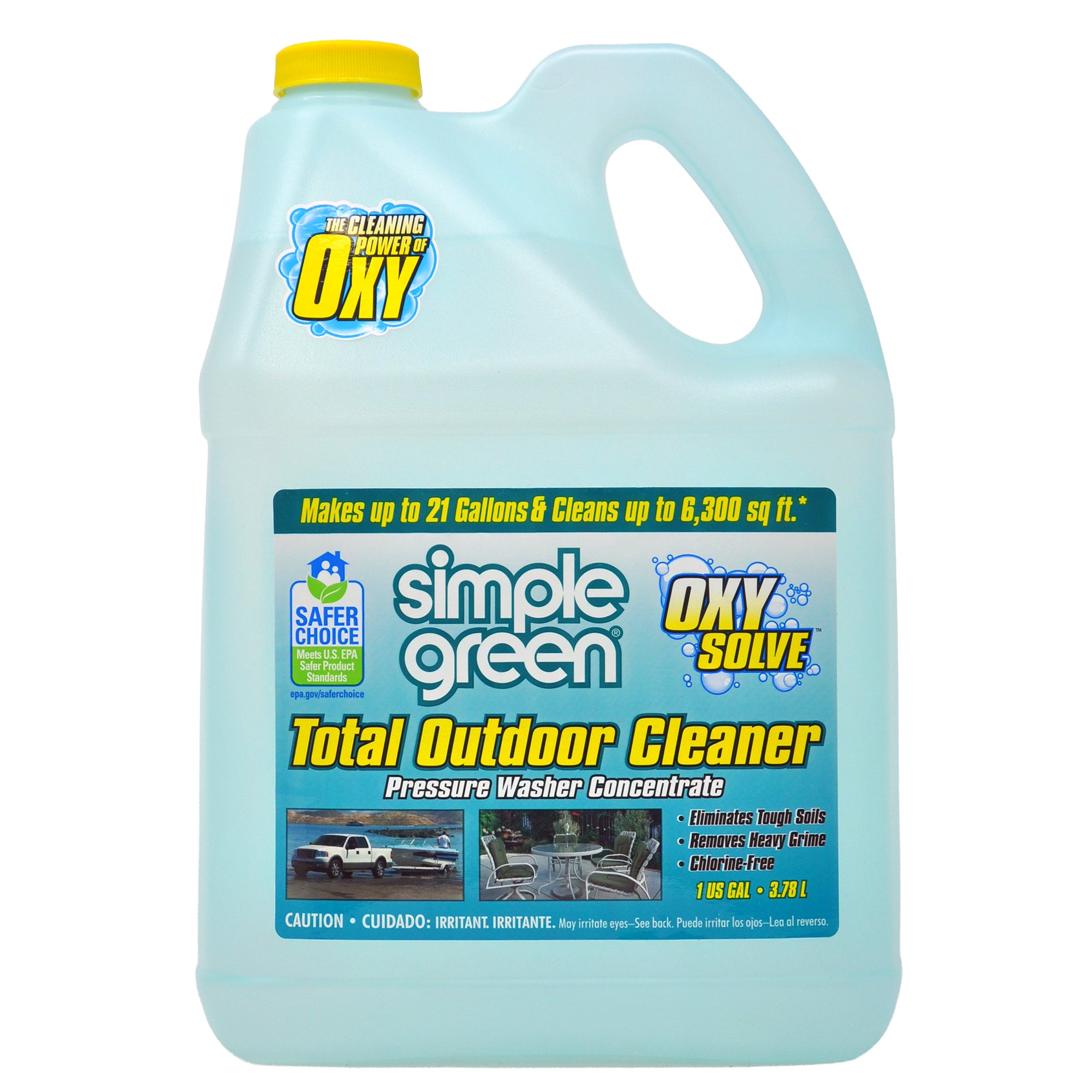 Simple Green Oxy Solve Pressure Washer Total Outdoor Cleaner - 1gal/4pk