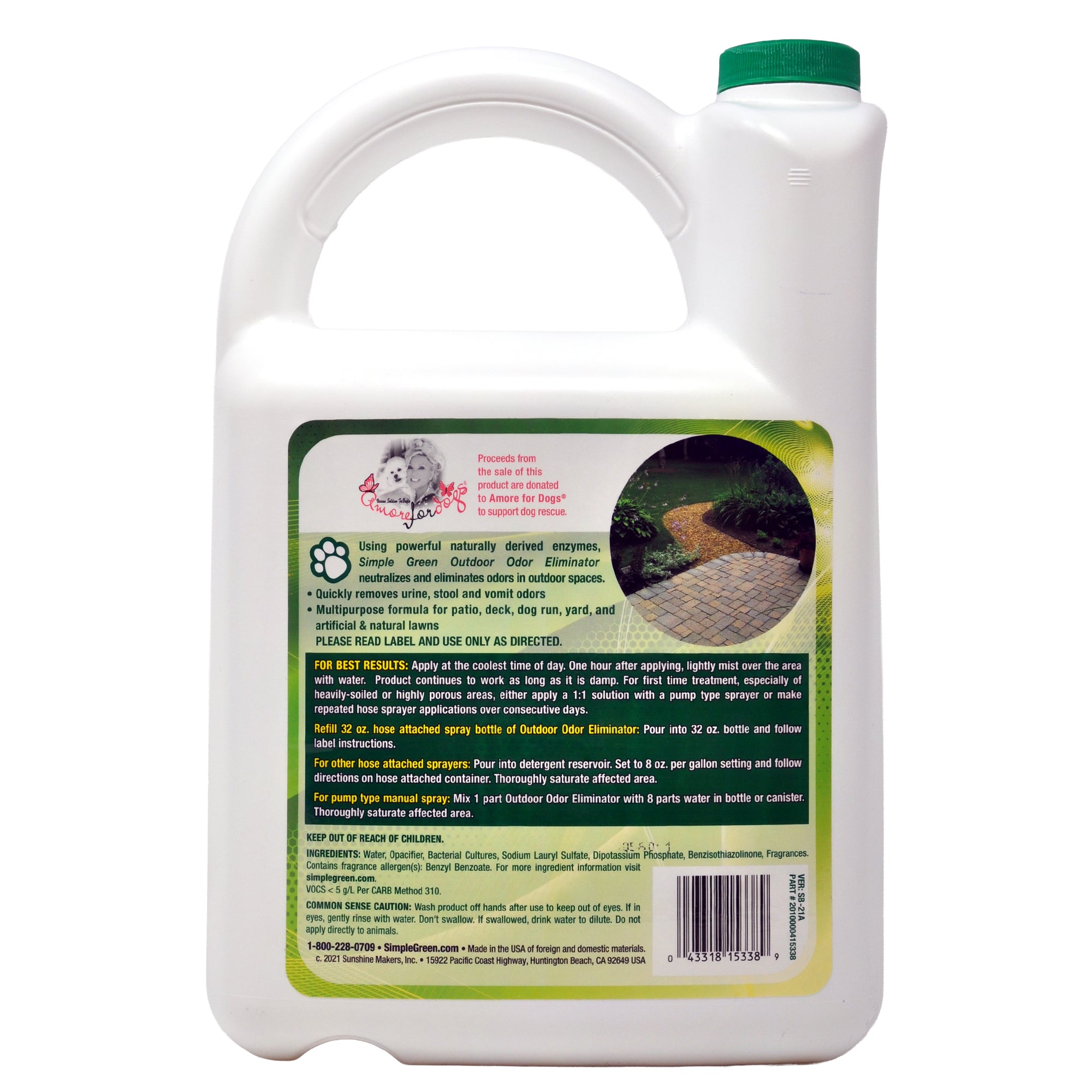Simple Green Outdoor Odor Eliminator Refill - 1gal/4pk