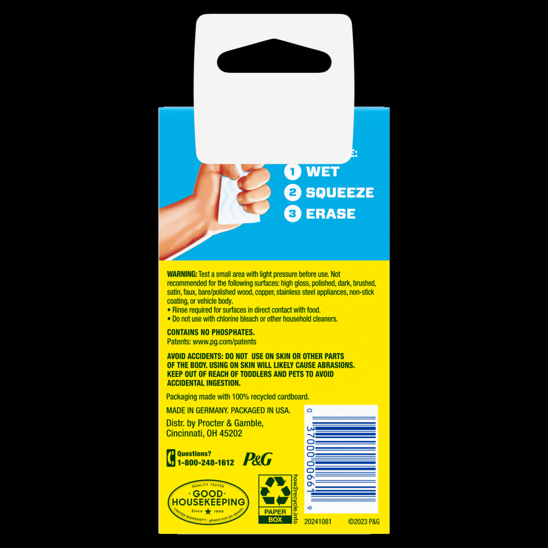 Mr. Clean Magic Eraser The Original Multi-Purpose Cleaner - 1ct/24pk