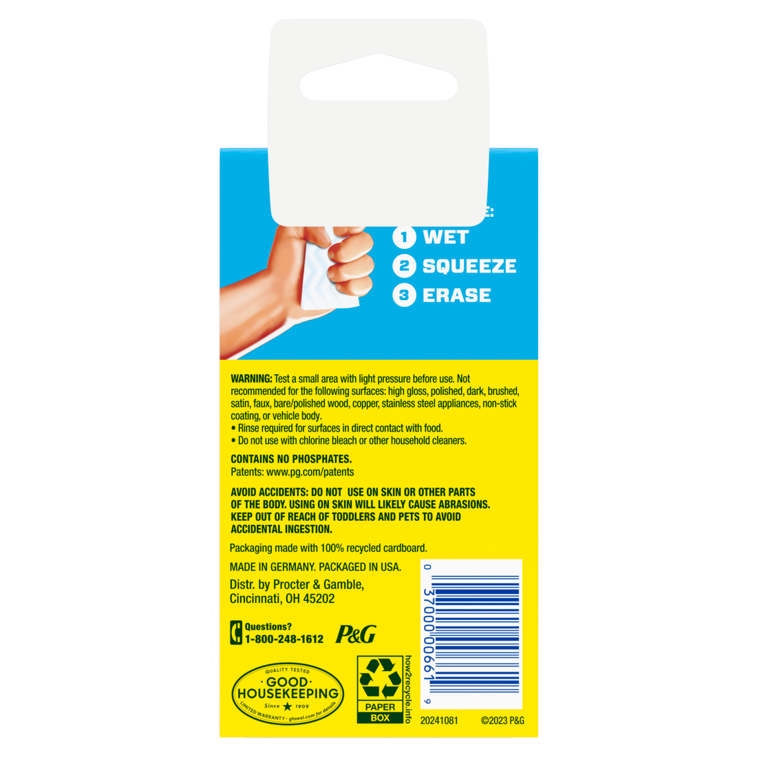 Mr. Clean Magic Eraser The Original Multi-Purpose Cleaner - 1ct/24pk