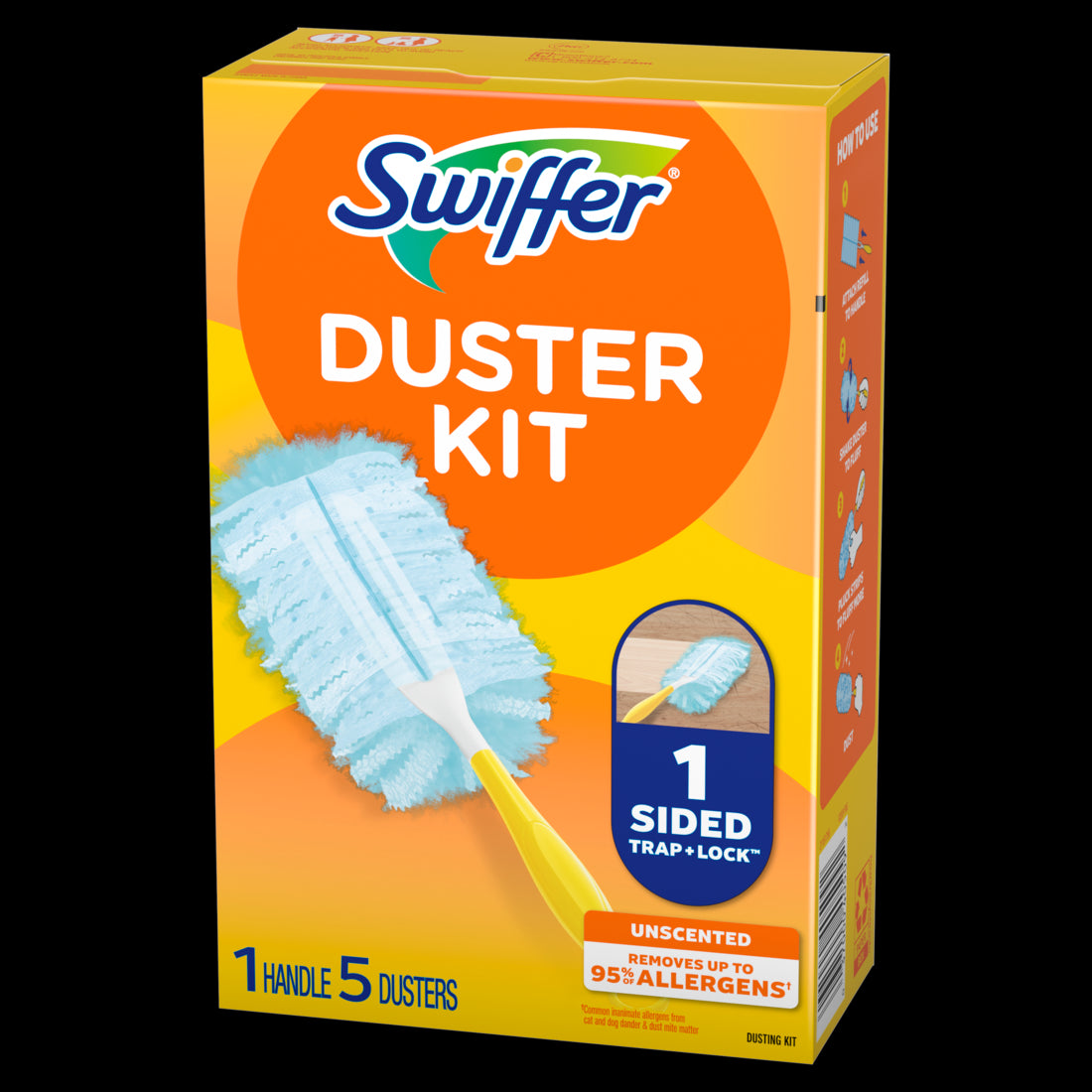Swiffer Dusters Cleaning Kit Feather Duster Alternative Unscented Includes 1 Handle + 5 Refills - 1set/6pk