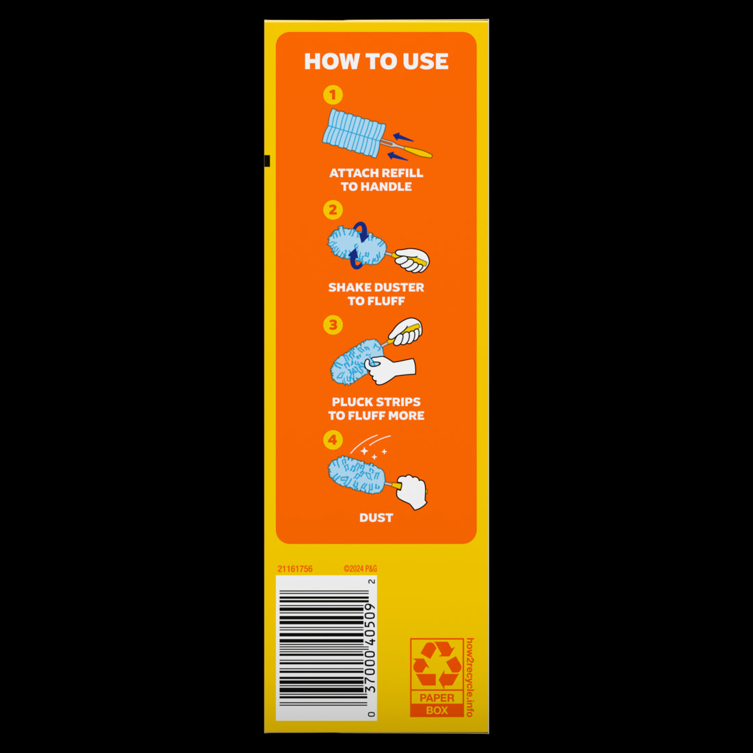 Swiffer Dusters Cleaning Kit Feather Duster Alternative Unscented Includes 1 Handle + 5 Refills - 1set/6pk