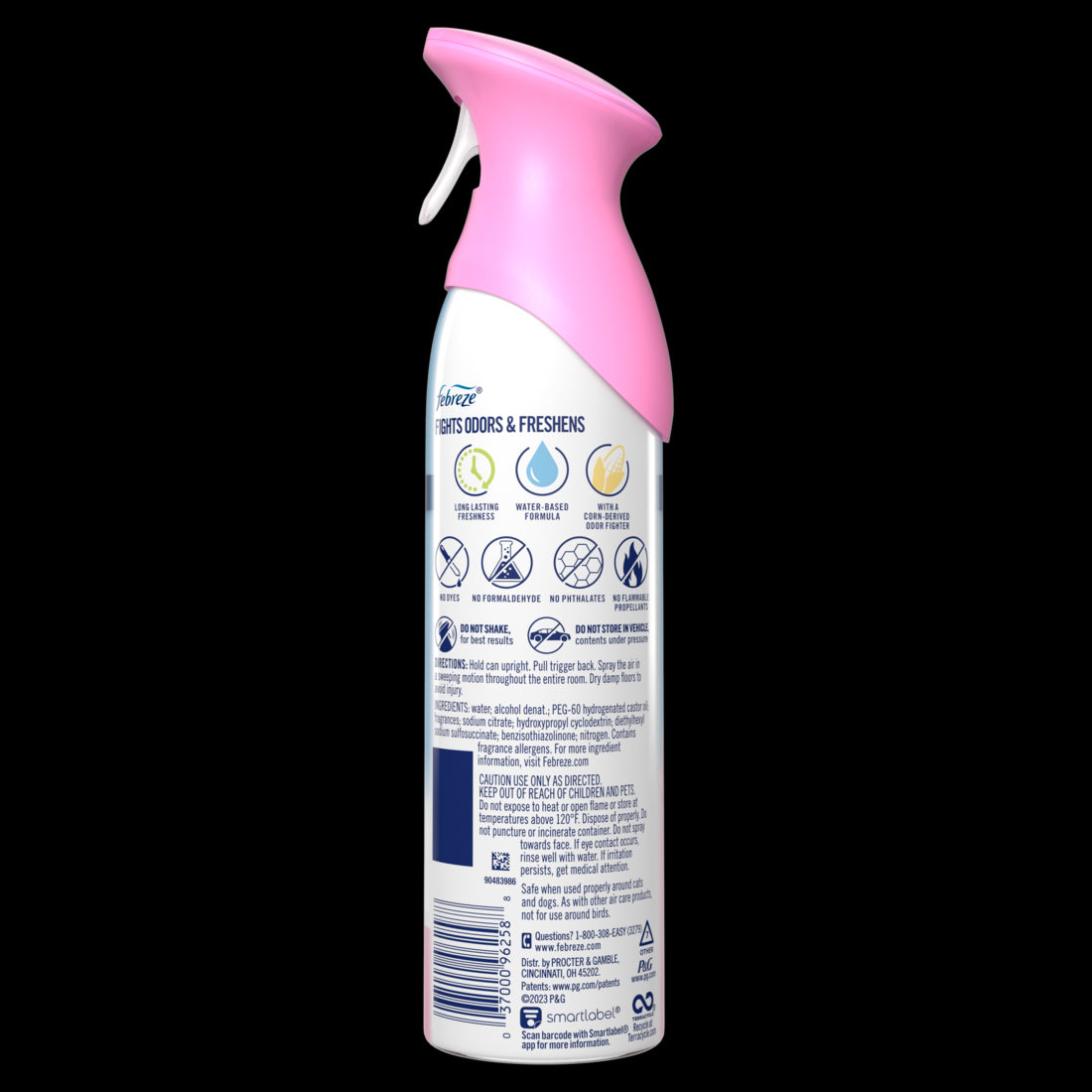 Febreze Air Freshener Spray Odor-Fighting Room Spray Downy April Fresh Scent - 8.8oz/6pk
